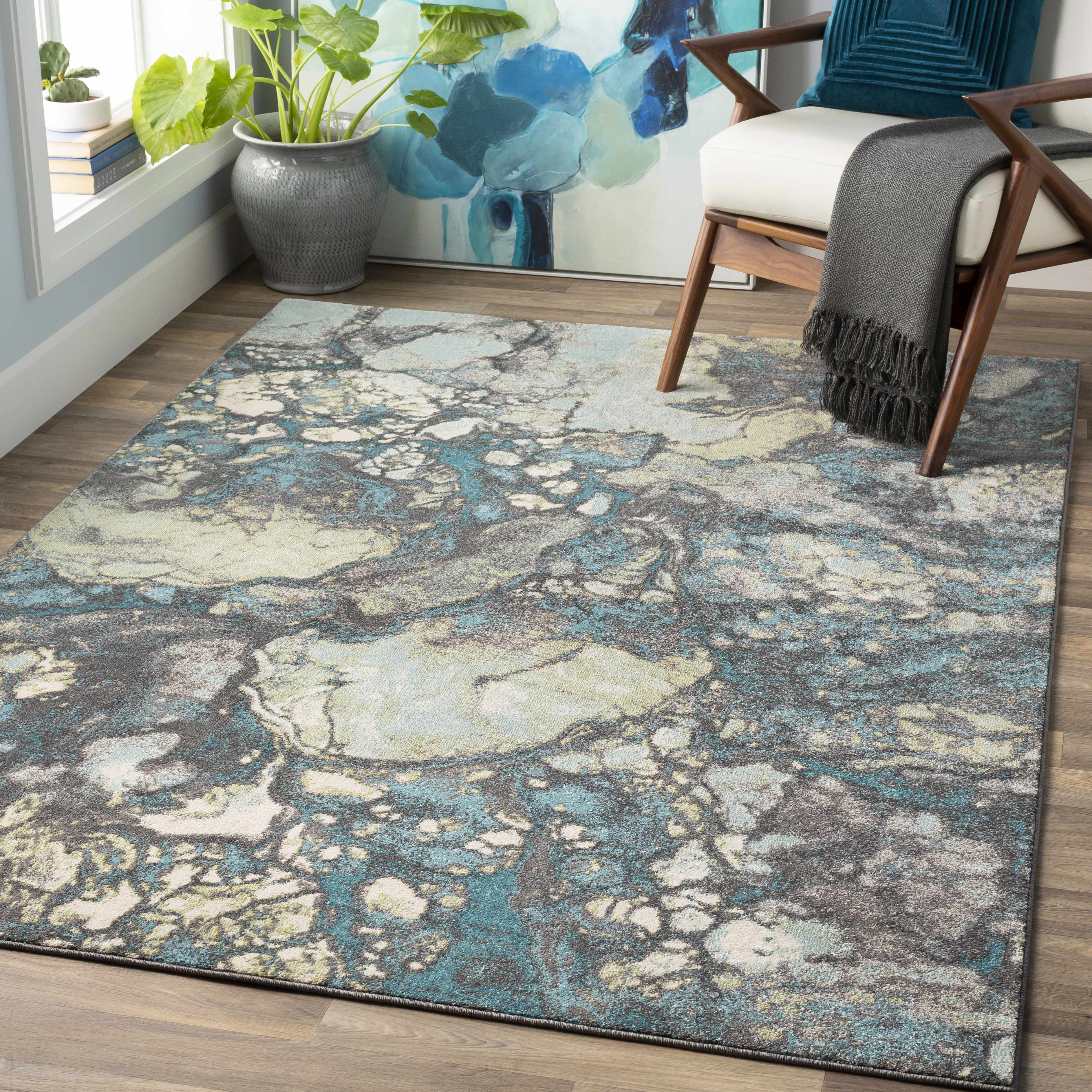 Kilgore 6'7in x 9' Modern Area Rug - Hauteloom