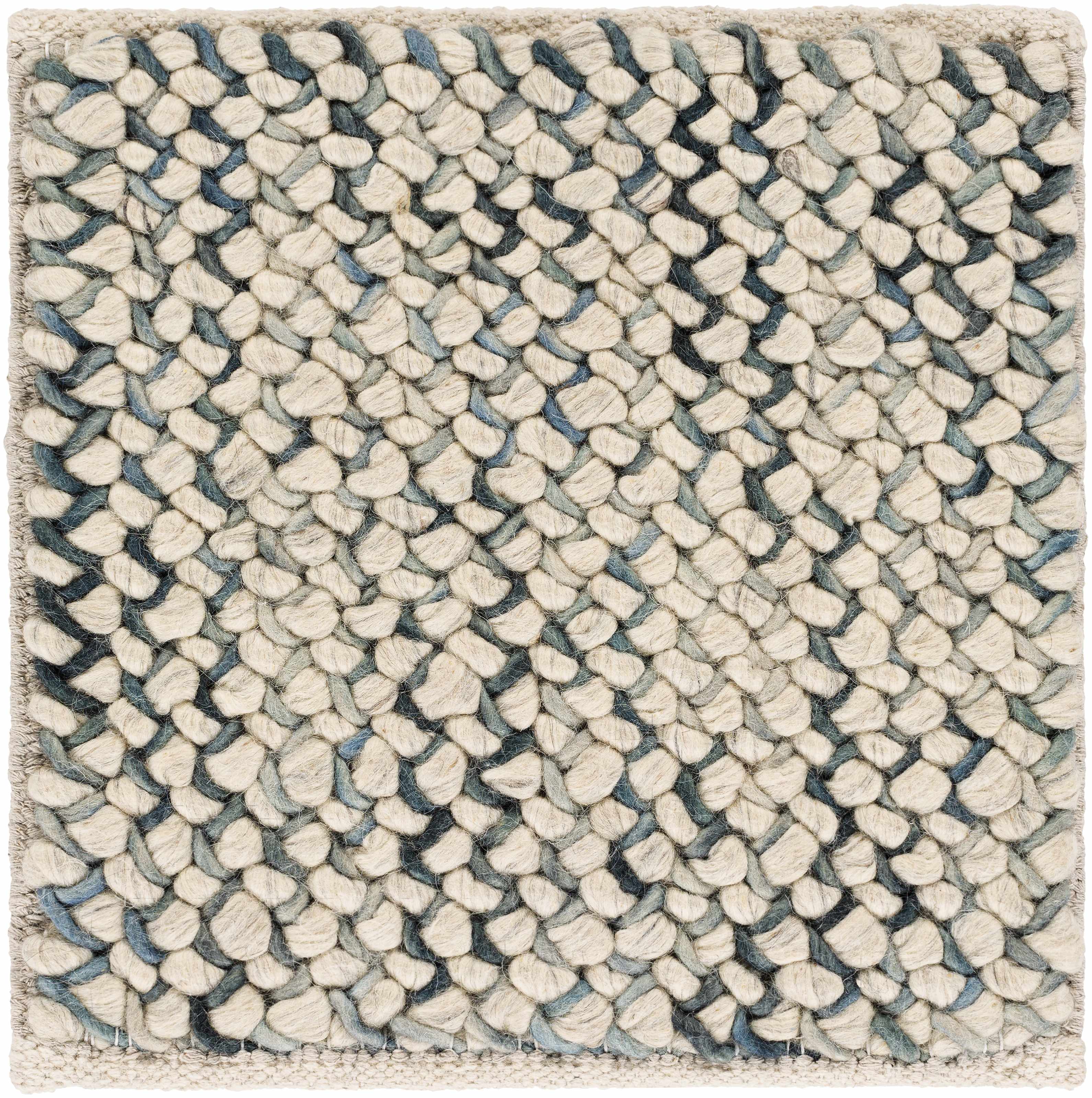 Printer 2' x 3' Texture Wool Area Rug - Hauteloom