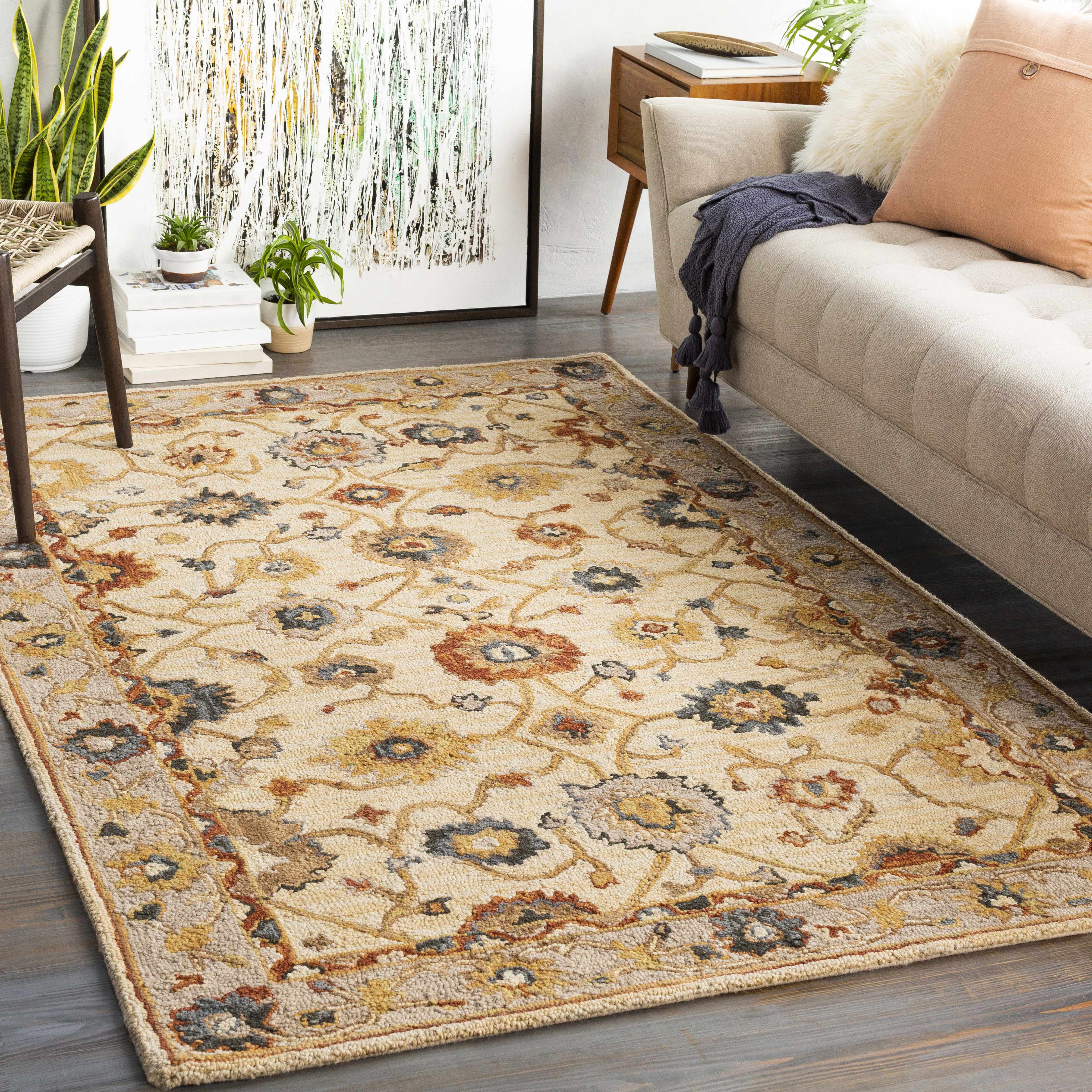Noatak 5' x 7'6in Updated Traditional Handmade Traditional Persian Wool Area Rug - Hauteloom