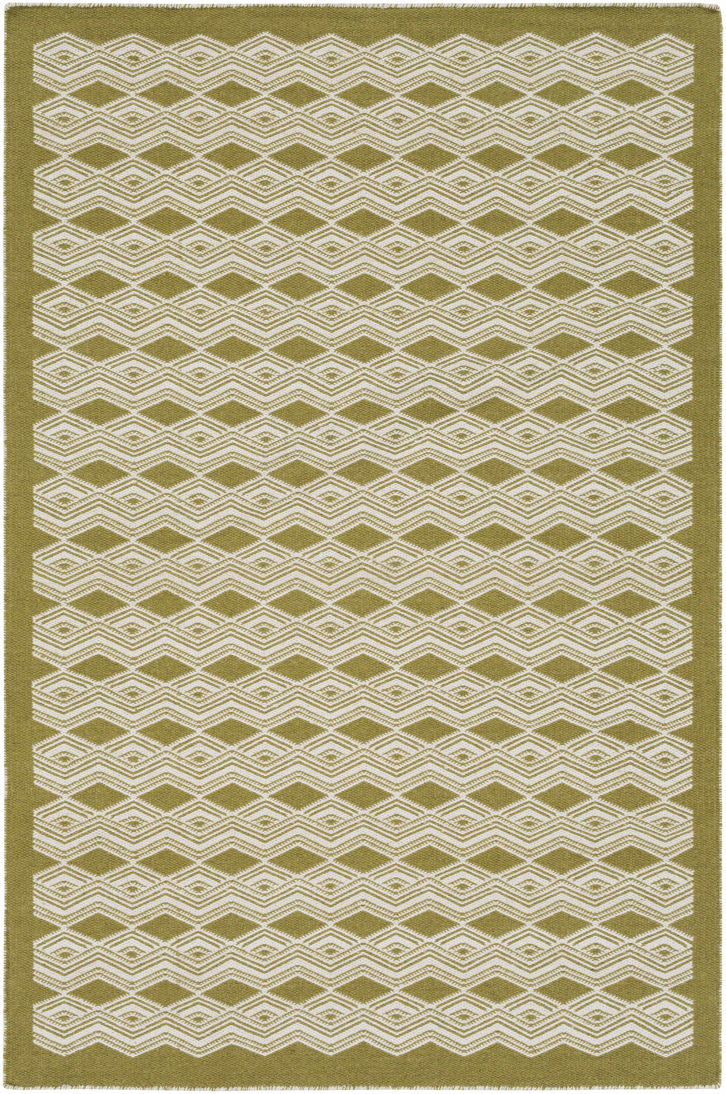 Hove 5' x 7'6in Bohemian/ Solid Stripes Wool Area Rug - Hauteloom