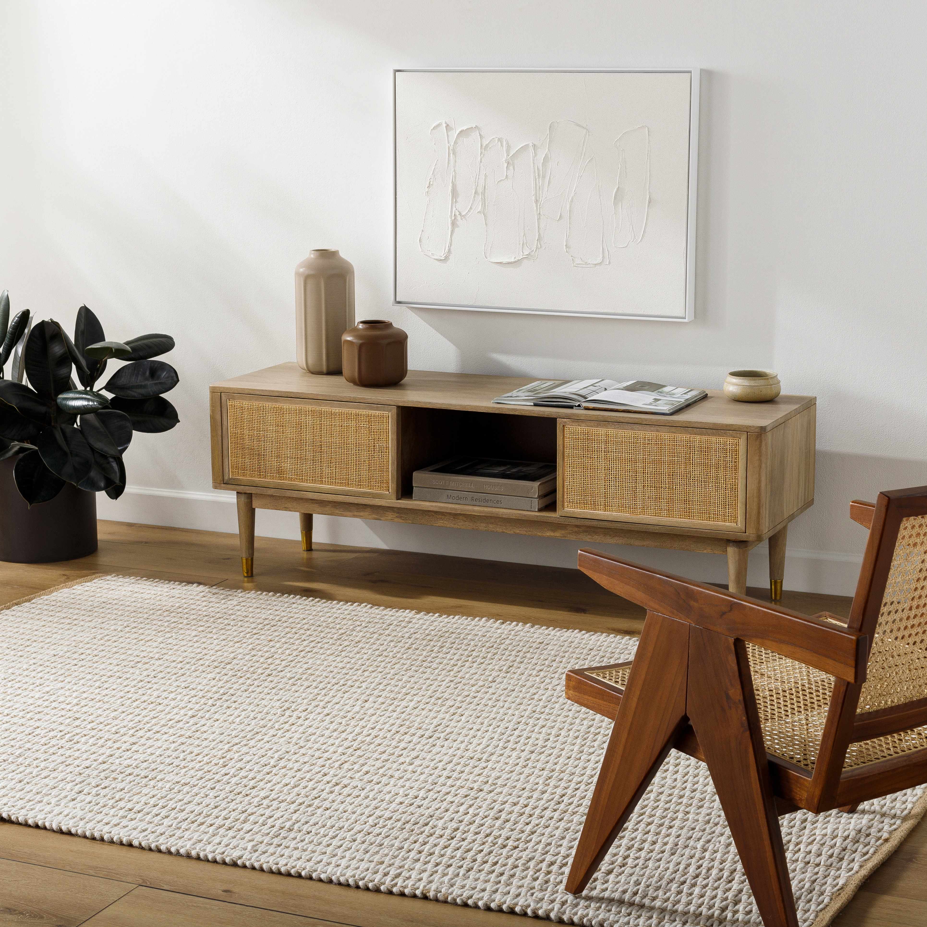 Ieuan 6' x 9' Wool Area Rug - Hauteloom