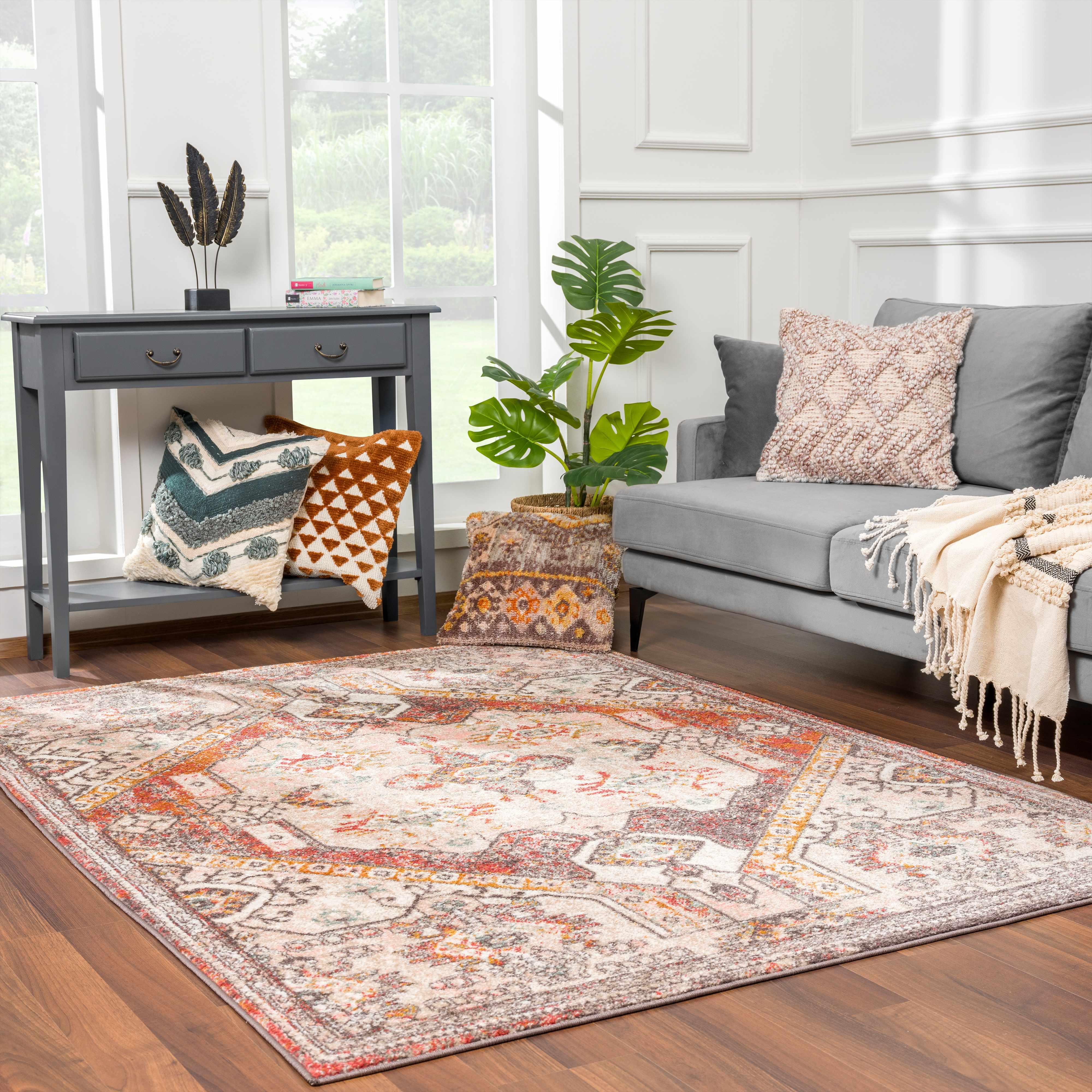 Yennora 7'10in x 10'3in Traditional Area Rug - Hauteloom