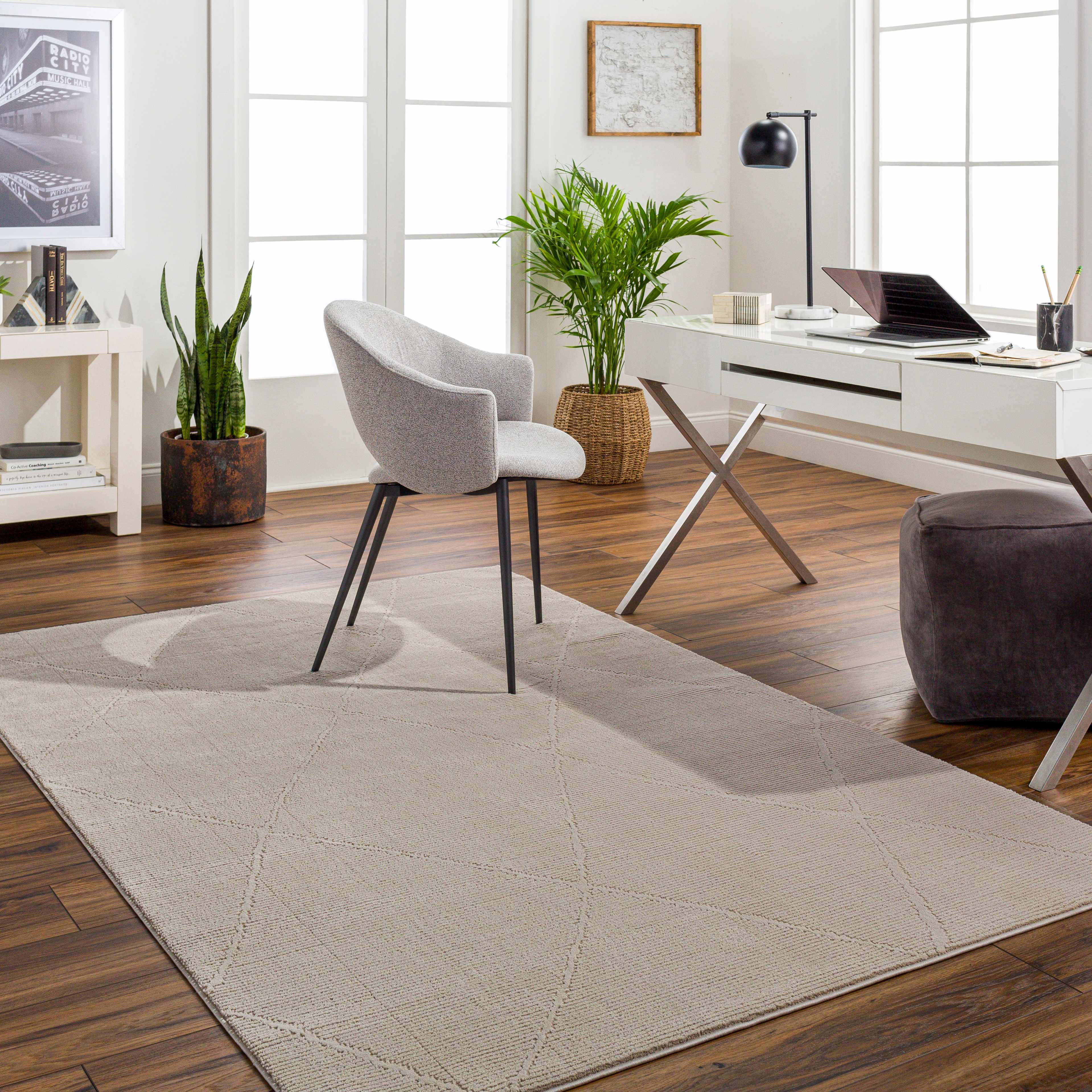 Aldis 6'3in x 9' Area Rug - Hauteloom