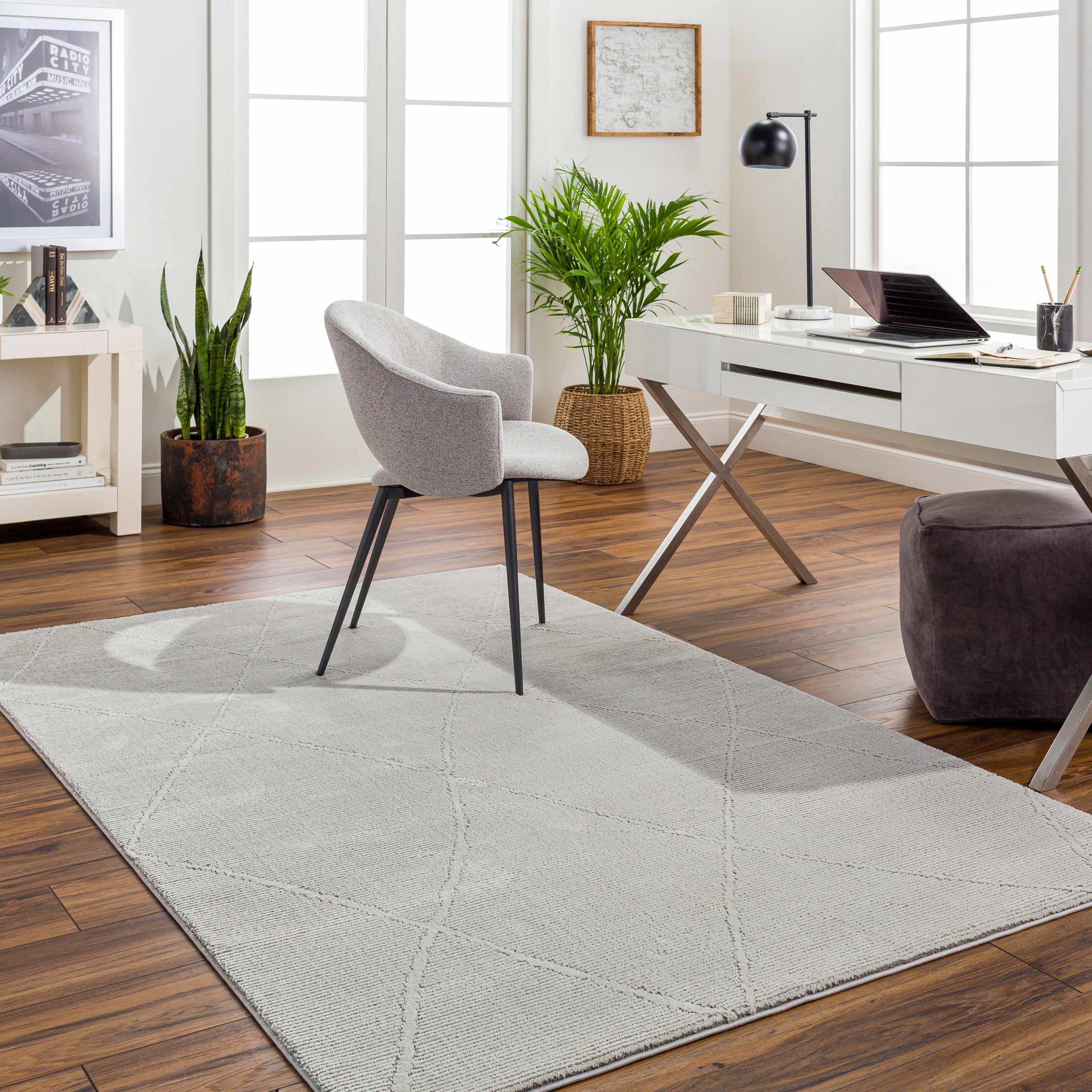 Aldis 4'11in x 7' Area Rug - Hauteloom