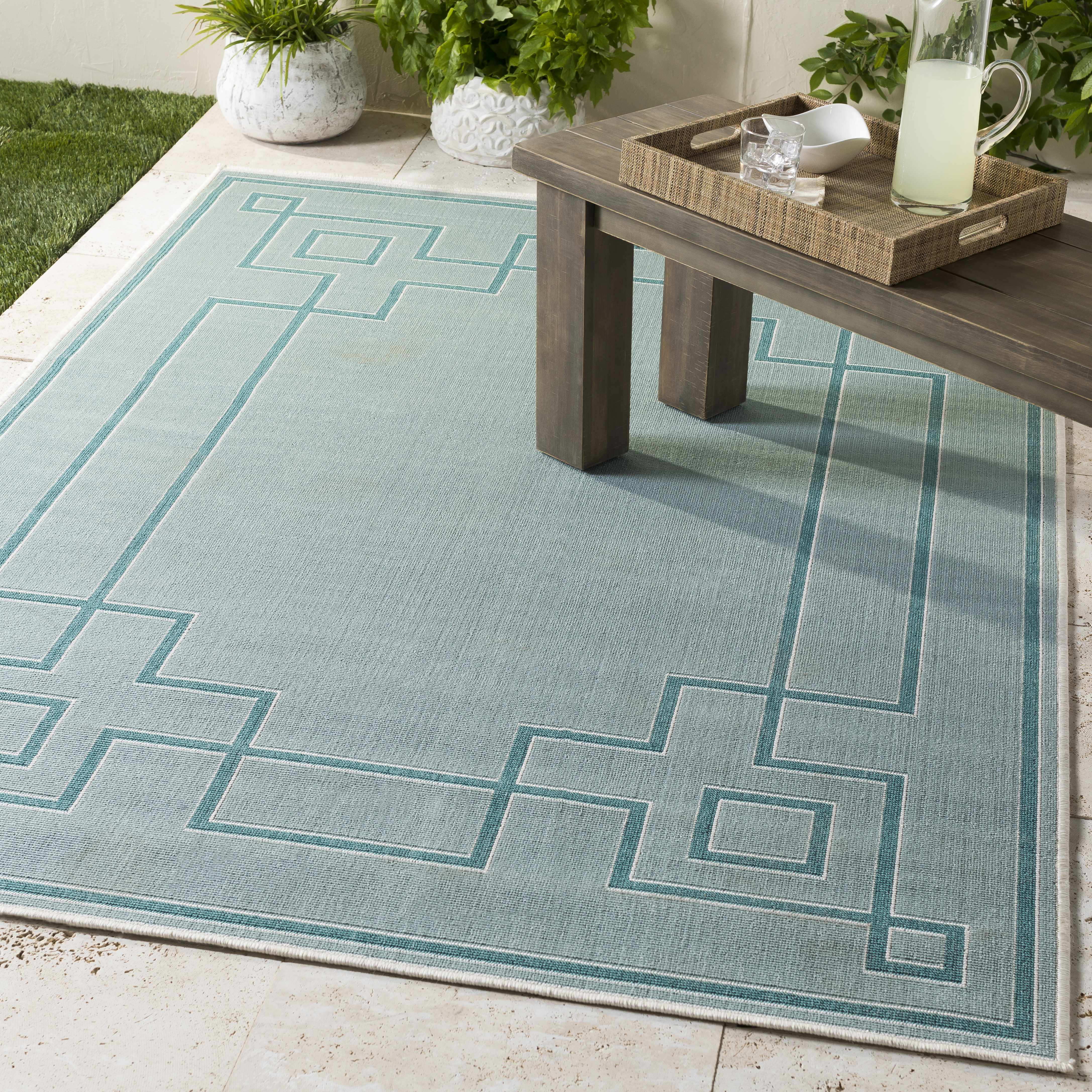 Oldtown 5'11in x 8'10in Indoor / Outdoor Outdoor Area Rug - Hauteloom