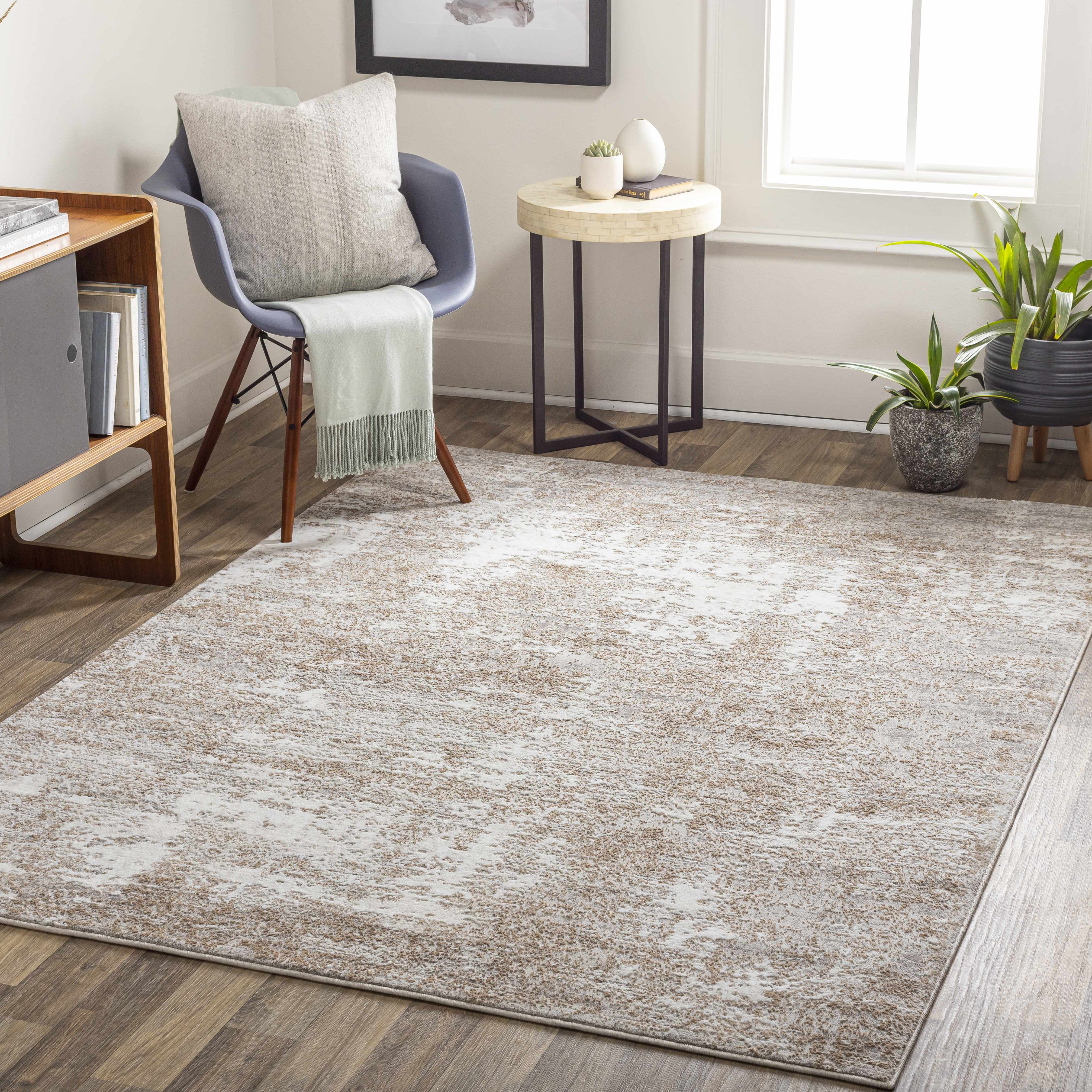 Oshawa 6'7in x 9' Modern Contemporary Bohemian Abstract Area Rug - Hauteloom