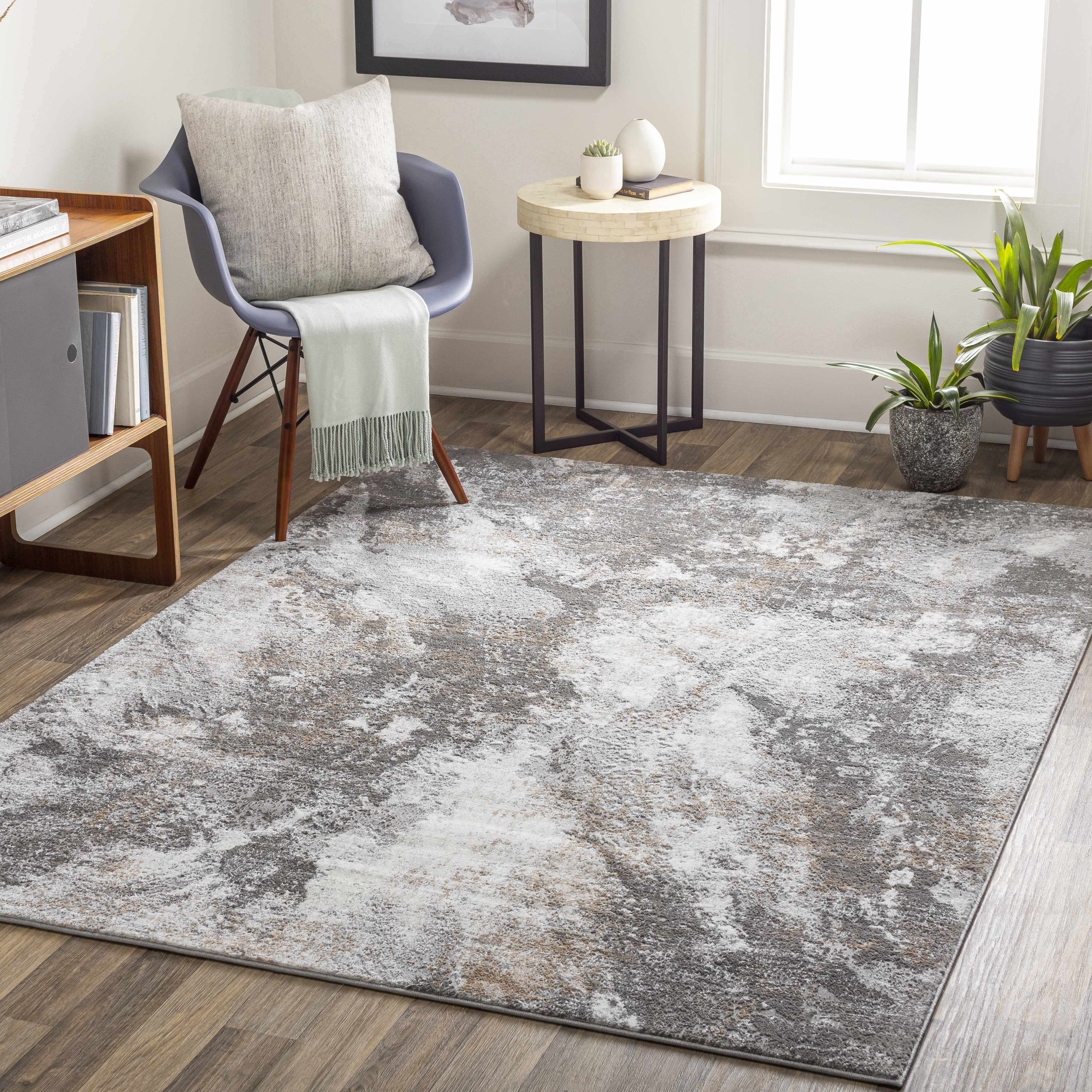 Leganes 6'7in x 9' Modern Contemporary Bohemian Abstract Area Rug - Hauteloom