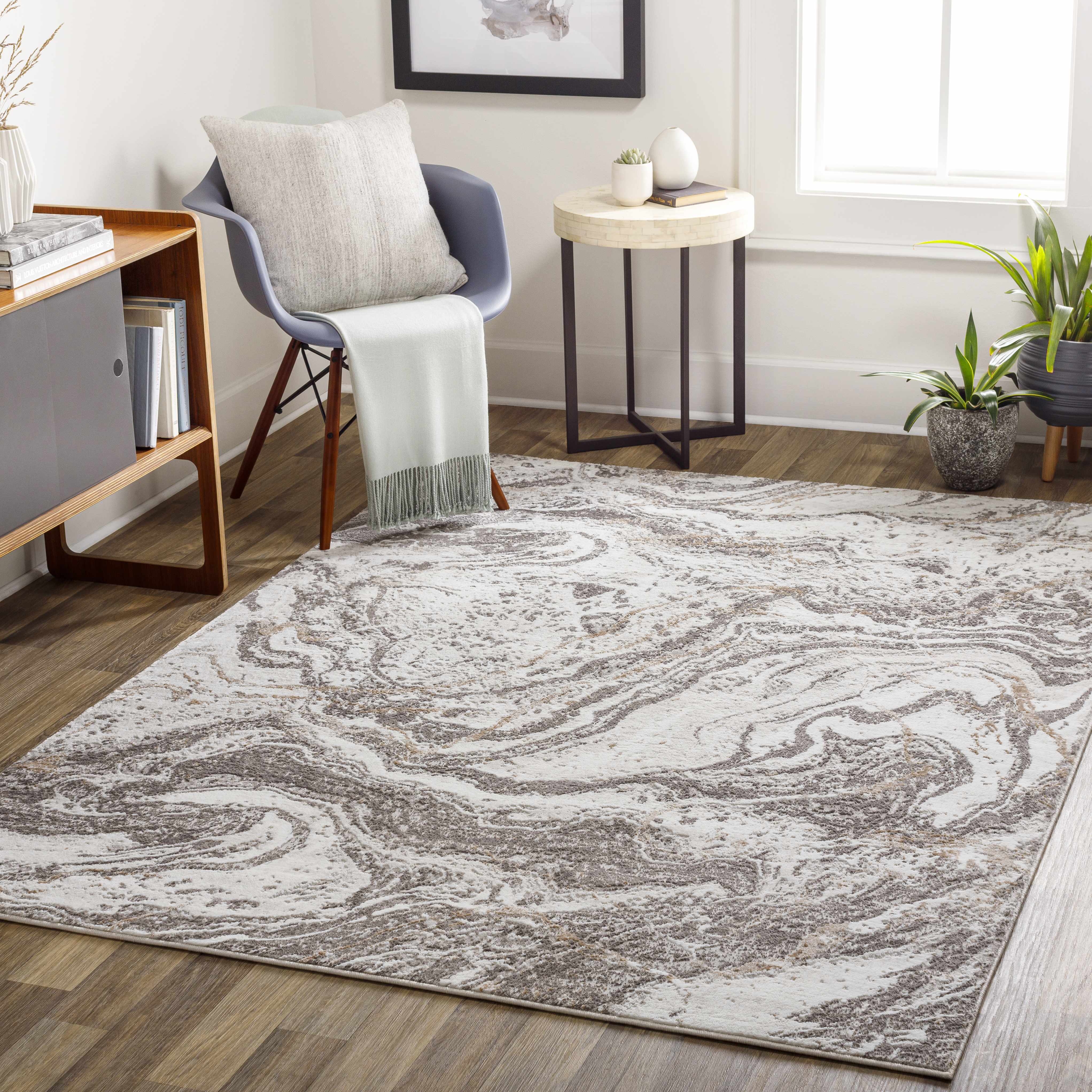 Lachute 9'2in x 12' Modern Contemporary Bohemian Abstract Area Rug - Hauteloom