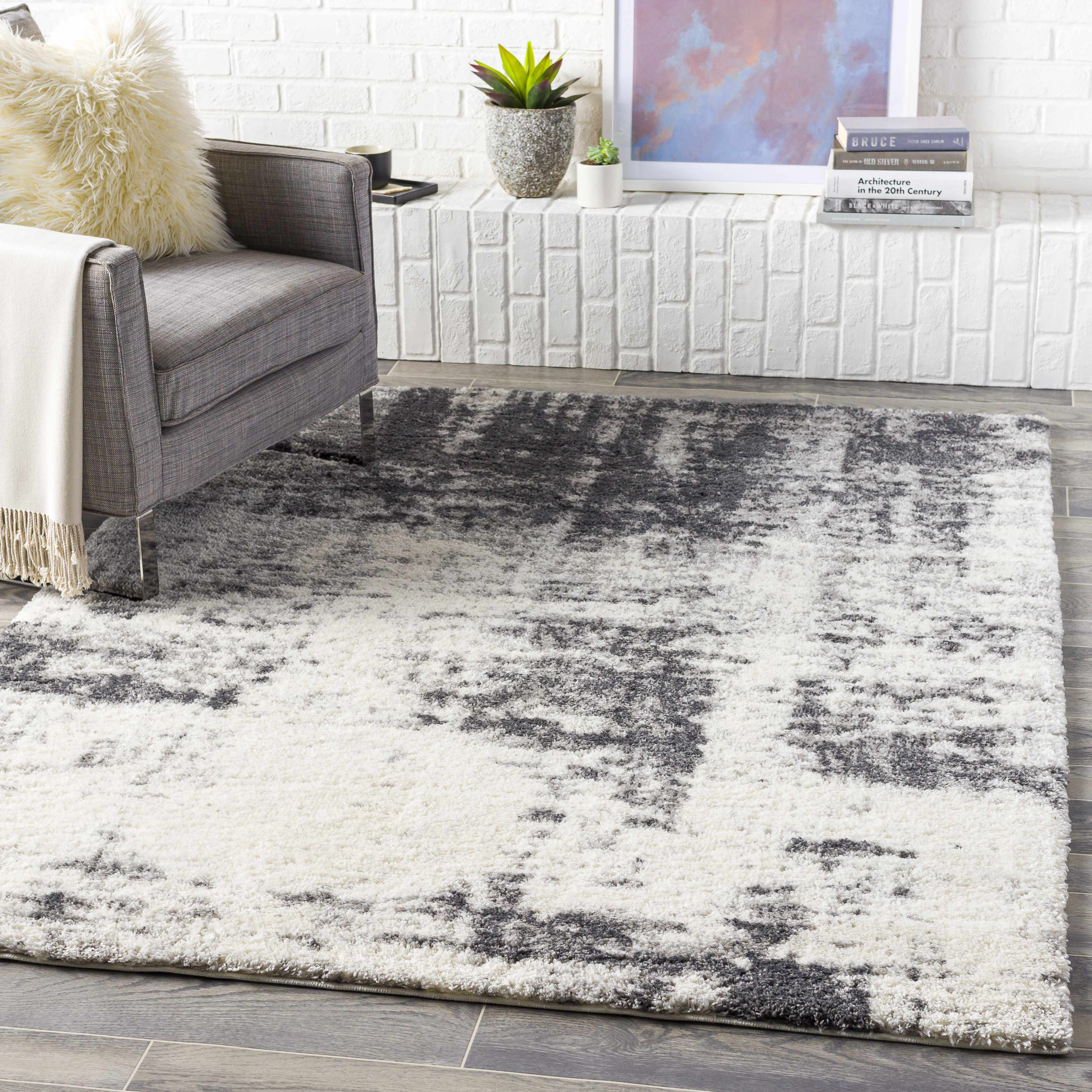 Westleigh 6'7in x 9' Modern Area Rug - Hauteloom