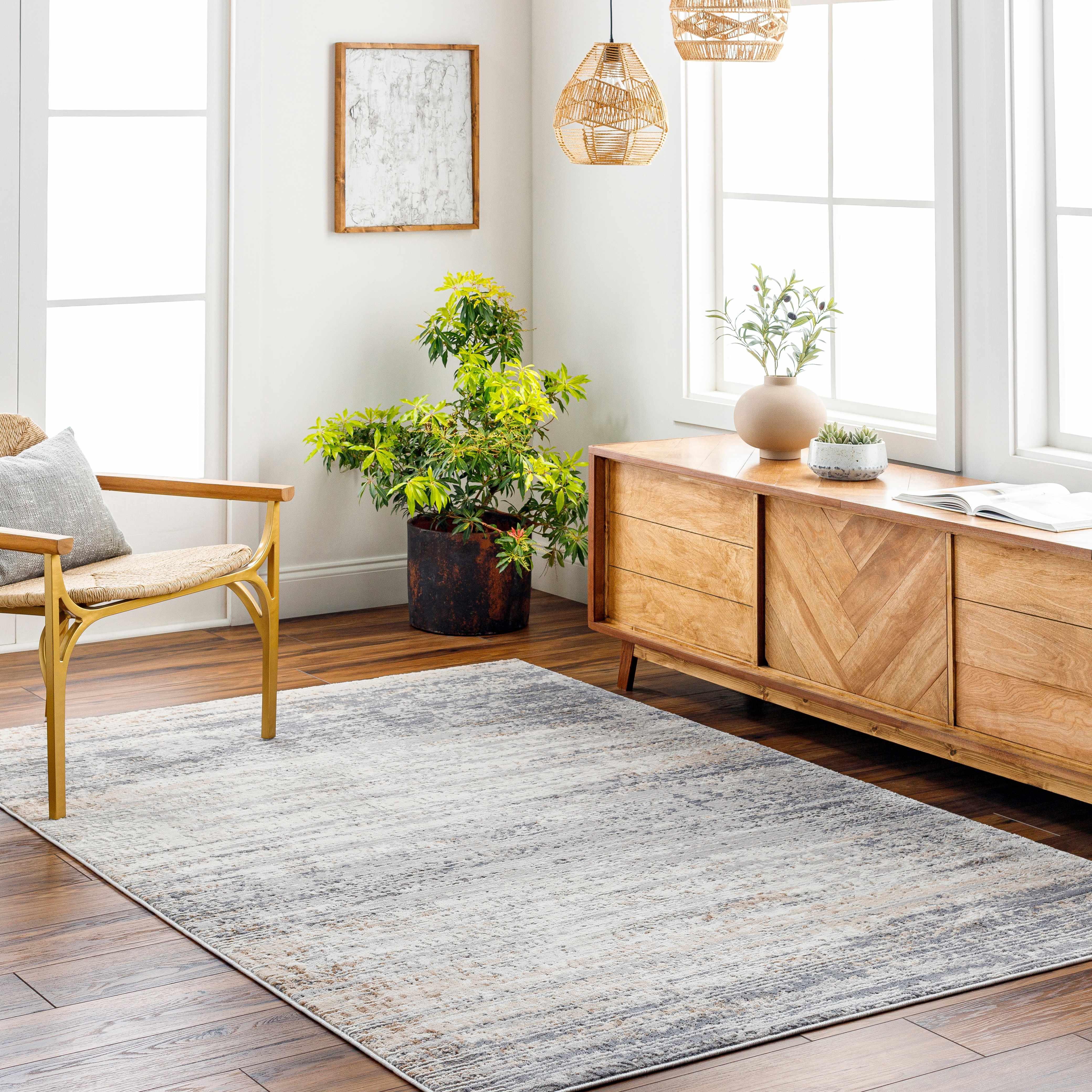 Twon 7'10in x 10' Area Rug - Hauteloom