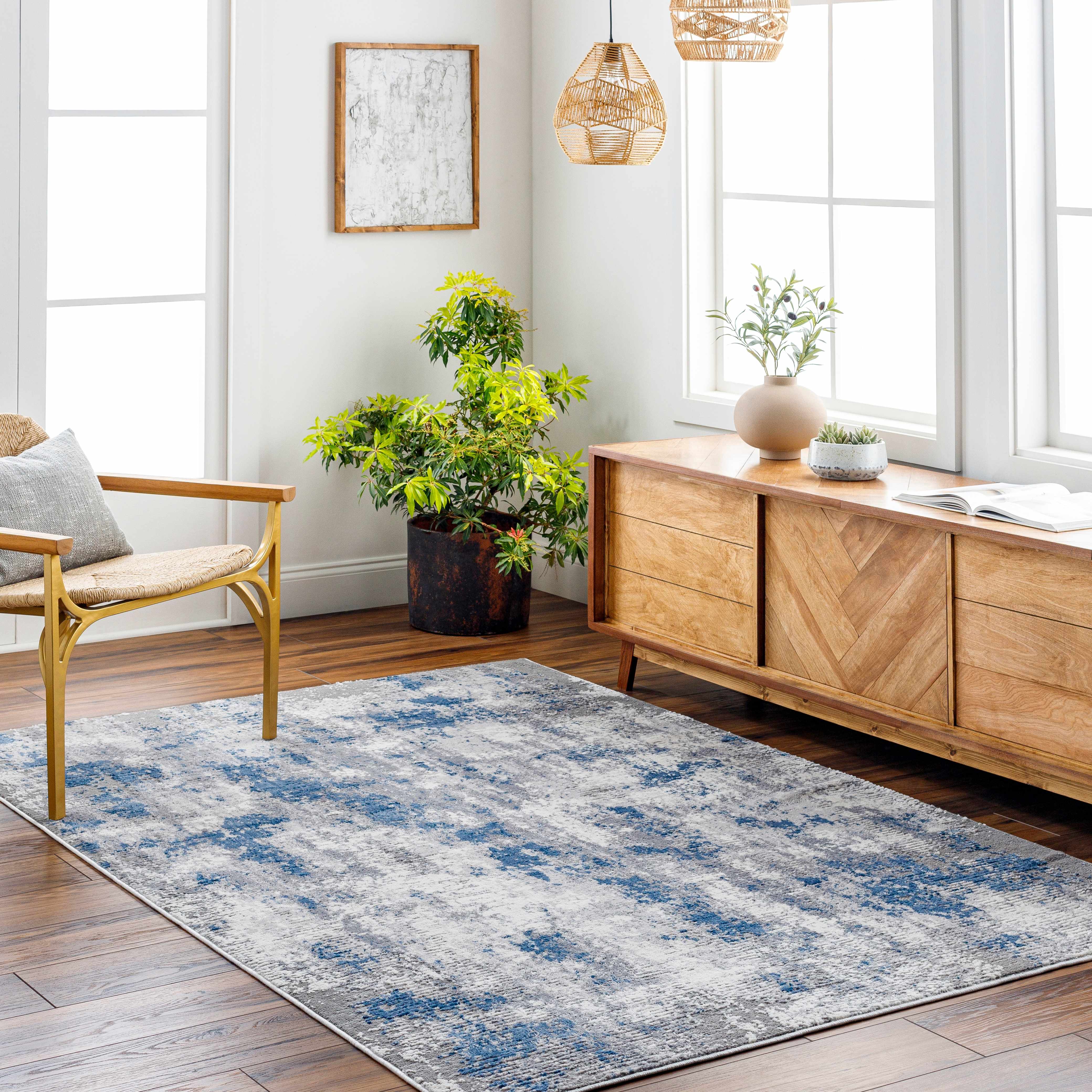 Eman 5'3in x 7' Area Rug - Hauteloom