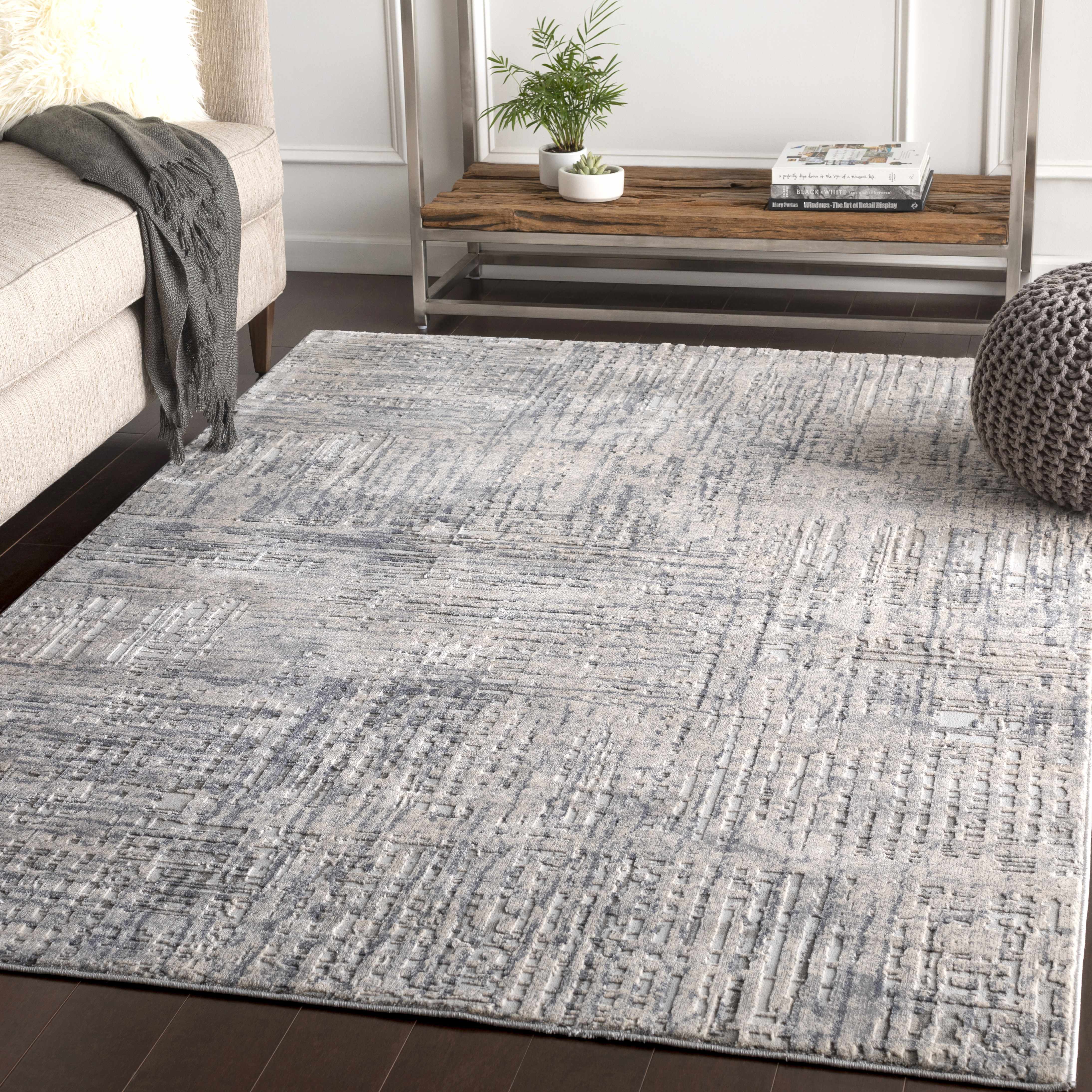 Winterport 7'10in x 10'2in Modern Area Rug - Hauteloom