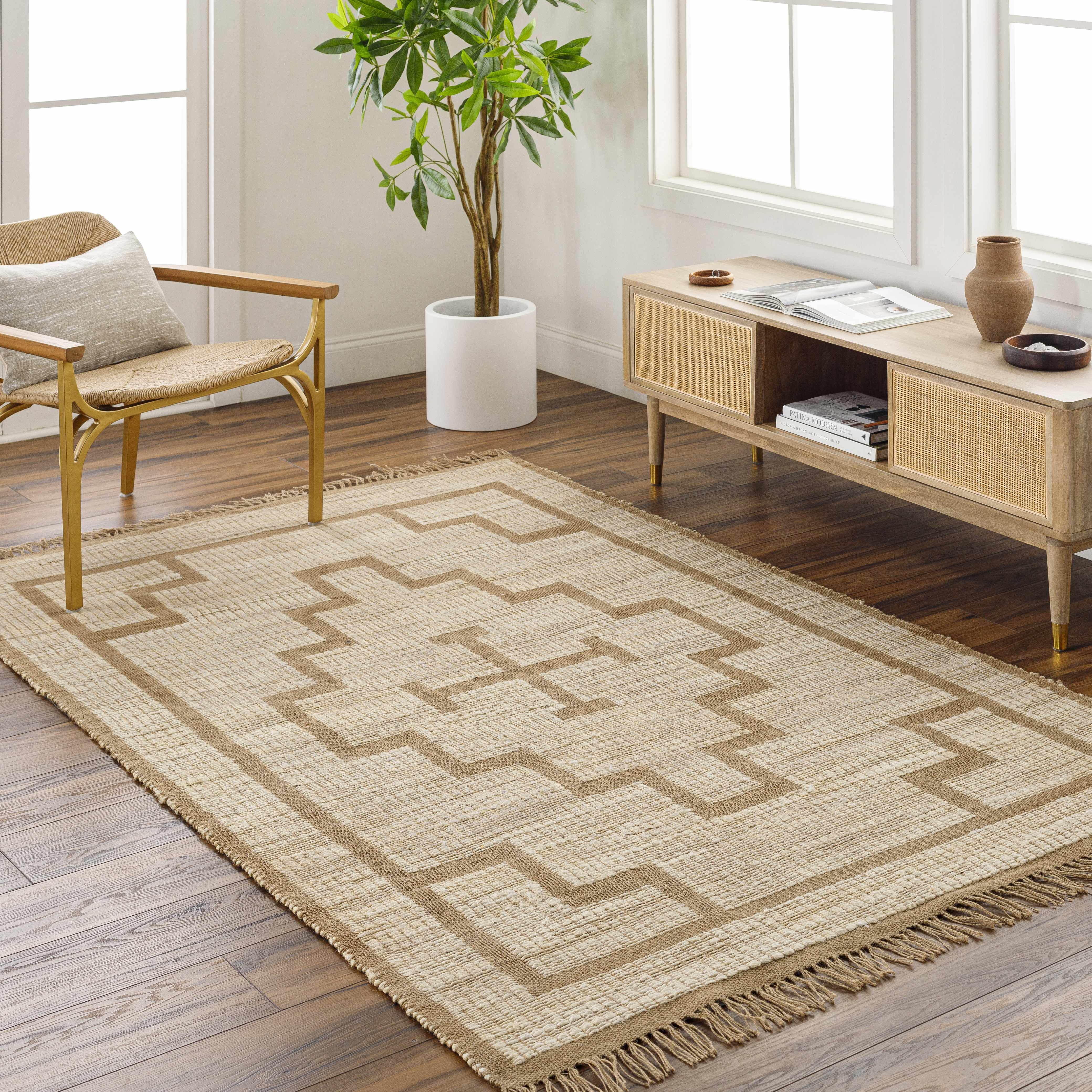 Liana 8' x 10' Jute Area Rug - Hauteloom