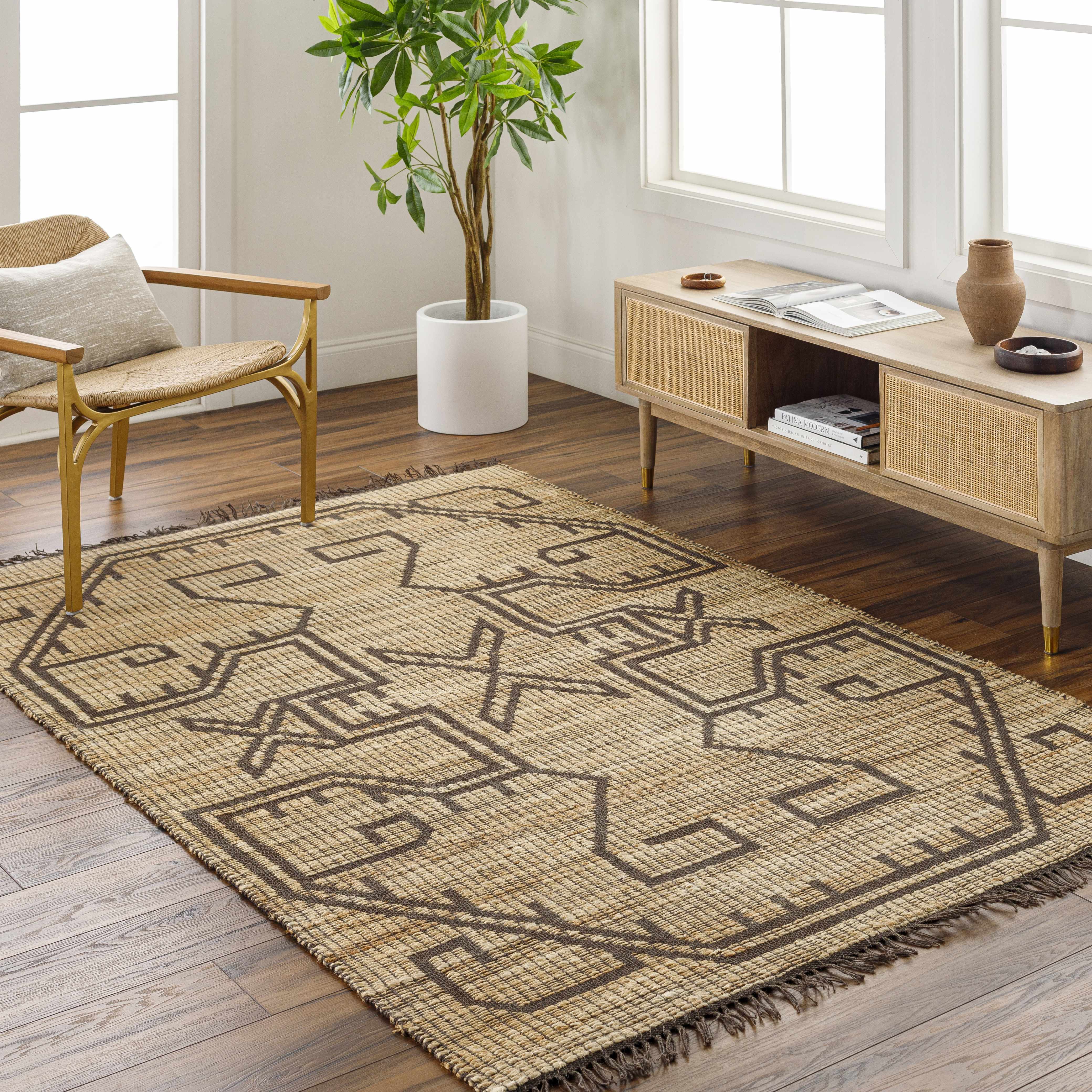 Naoya 8' x 10' Jute Area Rug - Hauteloom