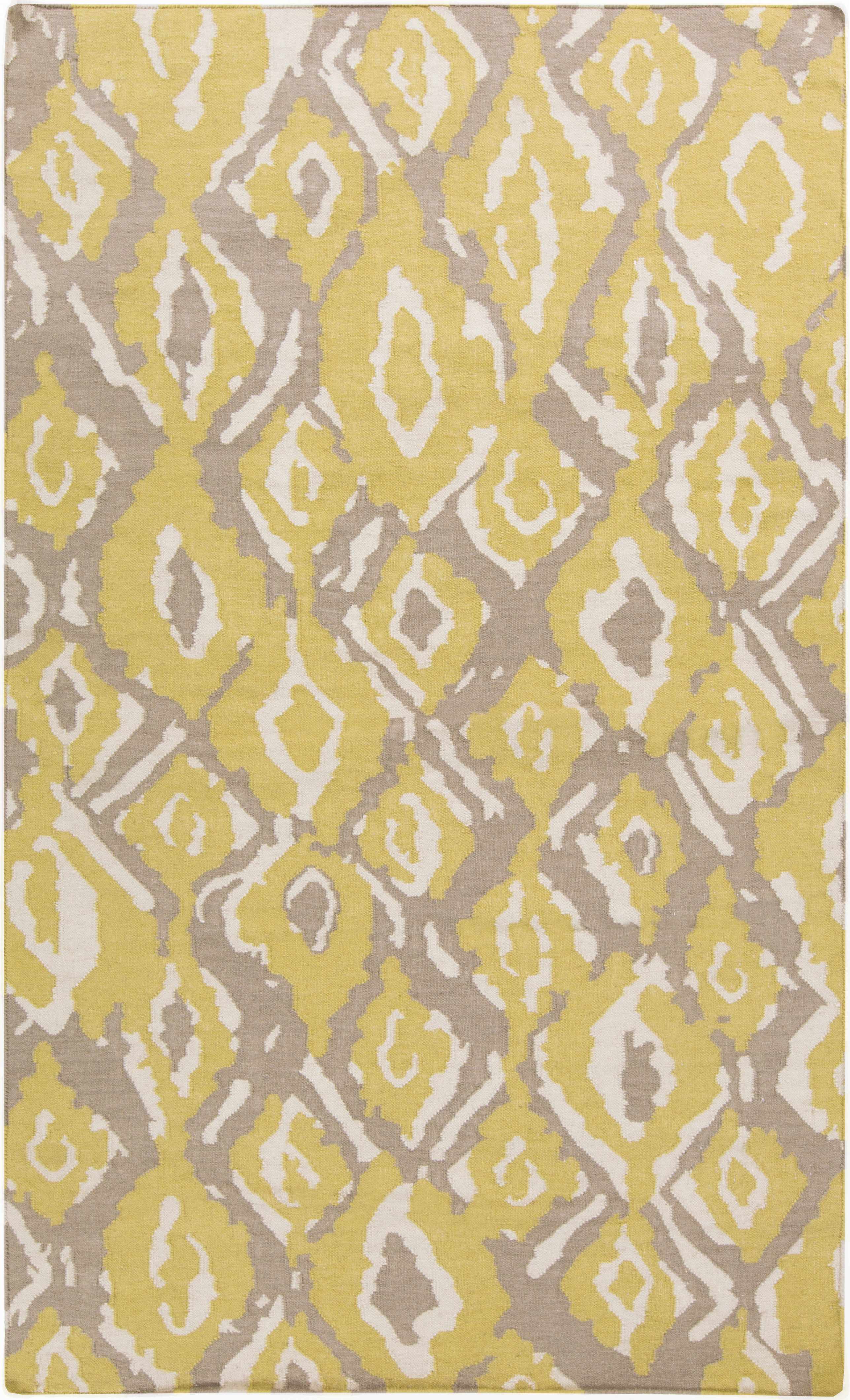 Bighorn 2' x 3' Bohemian Flat Weave Wool Area Rug - Hauteloom