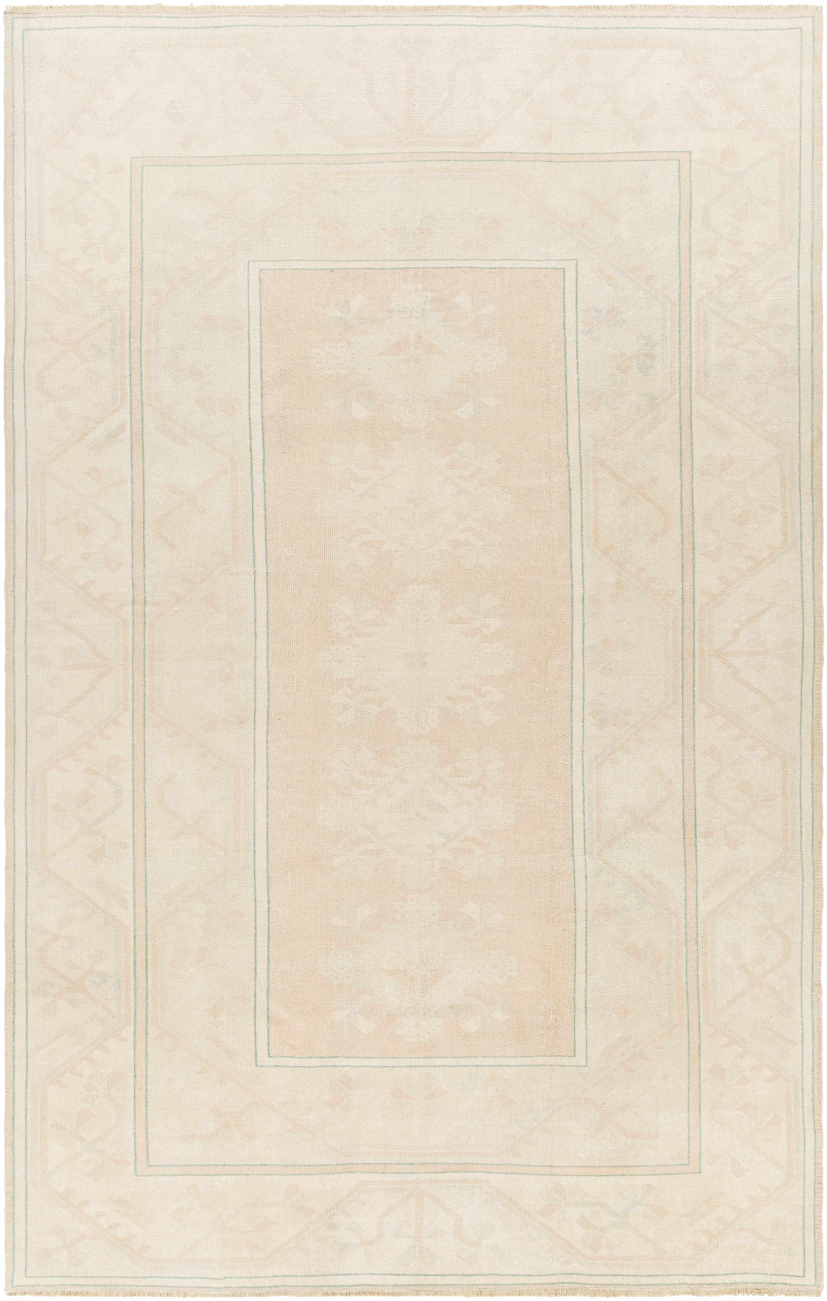 Mamie 6'6in x 10' Traditional Wool Area Rug - Hauteloom