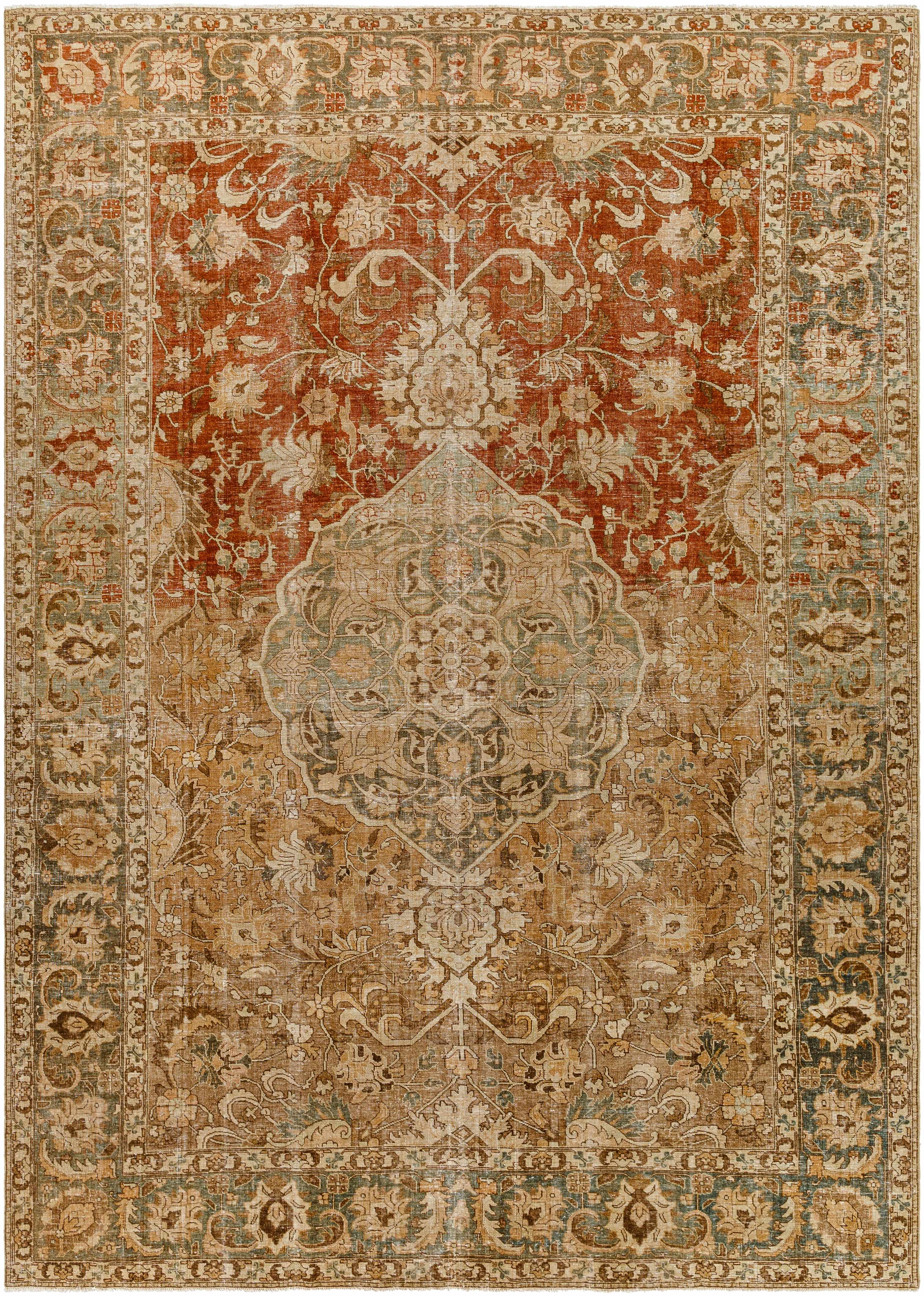 Azael 7'9in x 11'3in Wool Area Rug - Hauteloom