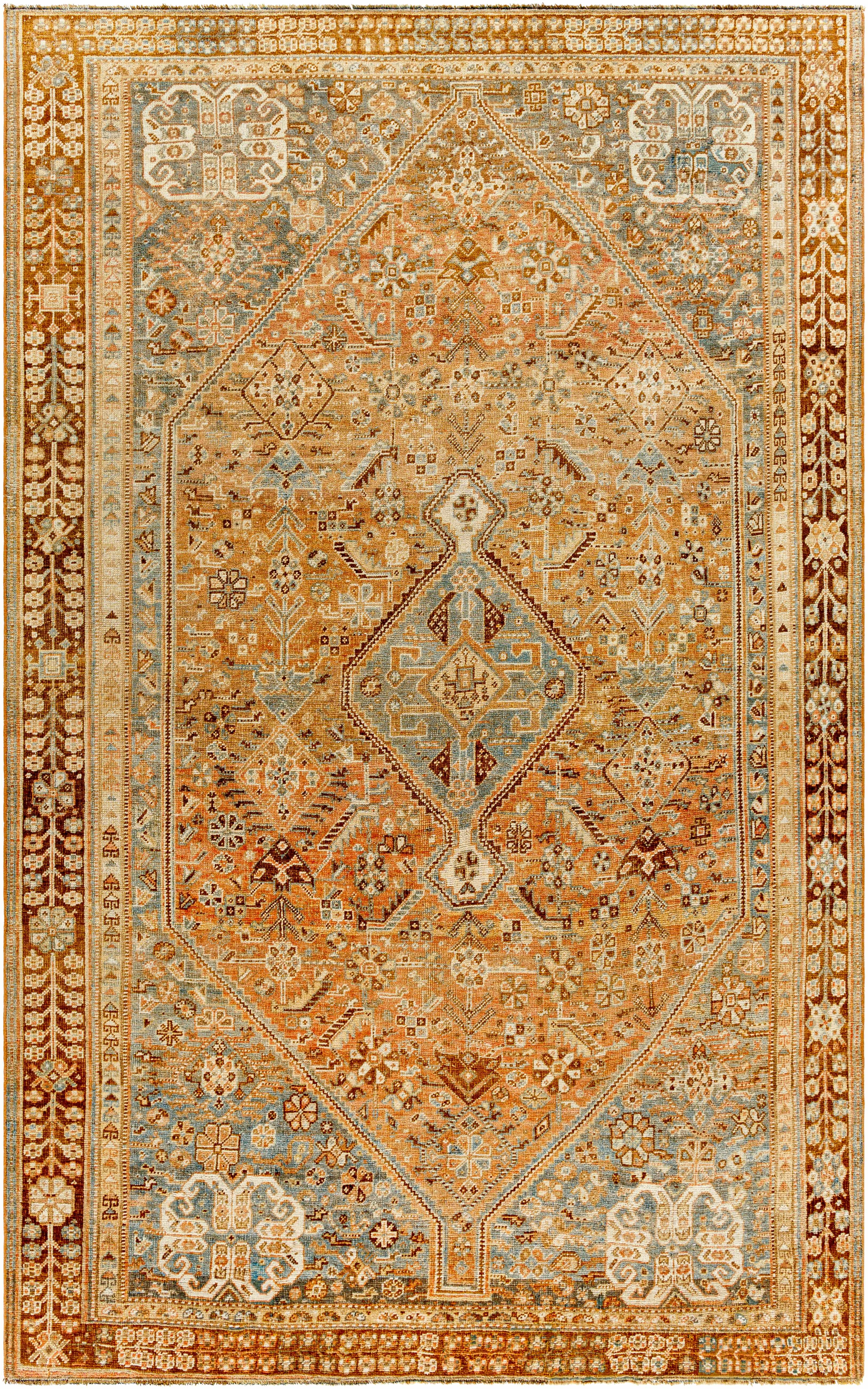 Bijan 6'1in x 9'7in Wool Area Rug - Hauteloom