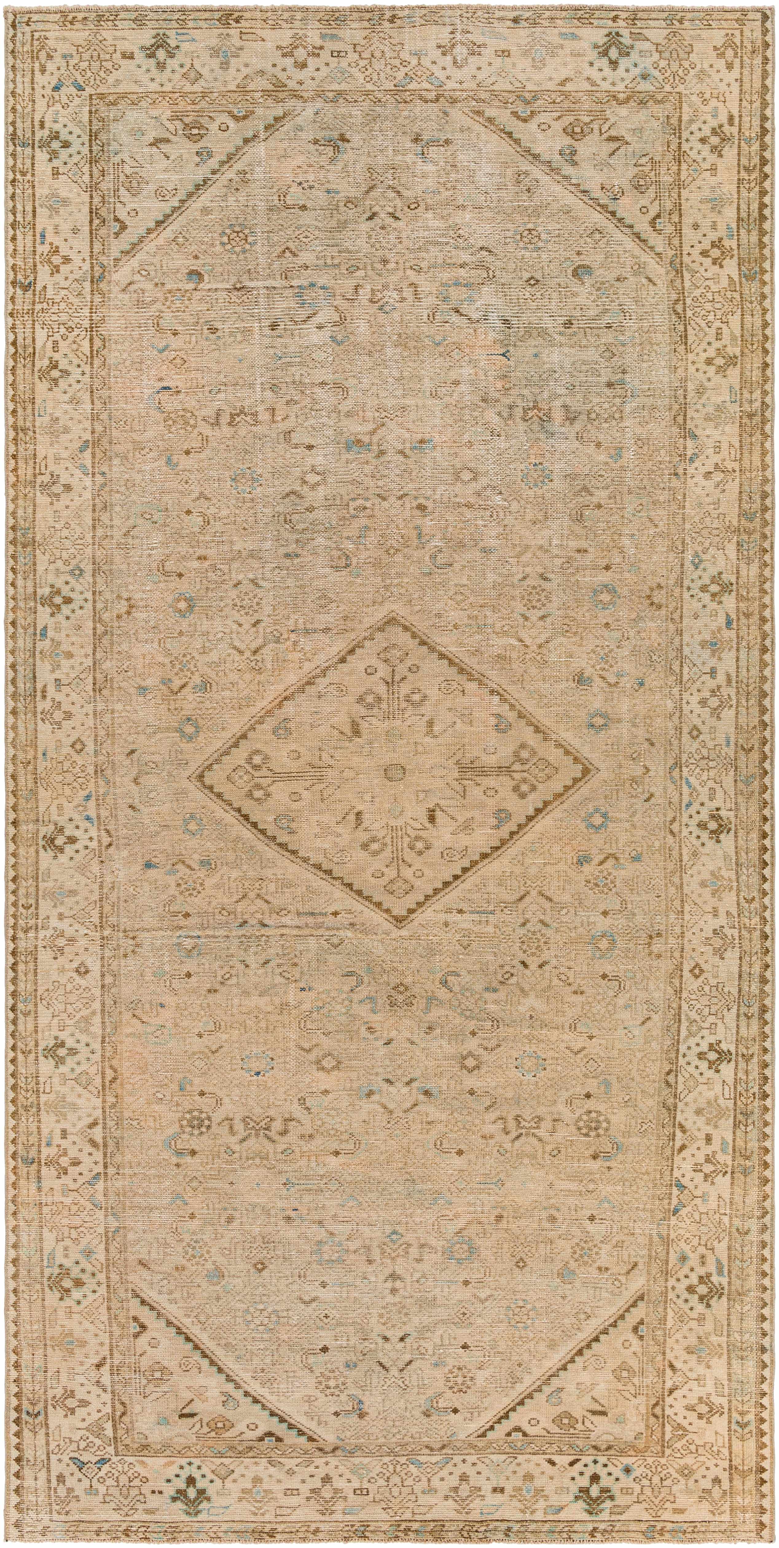 Cwen 5'6in x 10'10in Wool Area Rug - Hauteloom