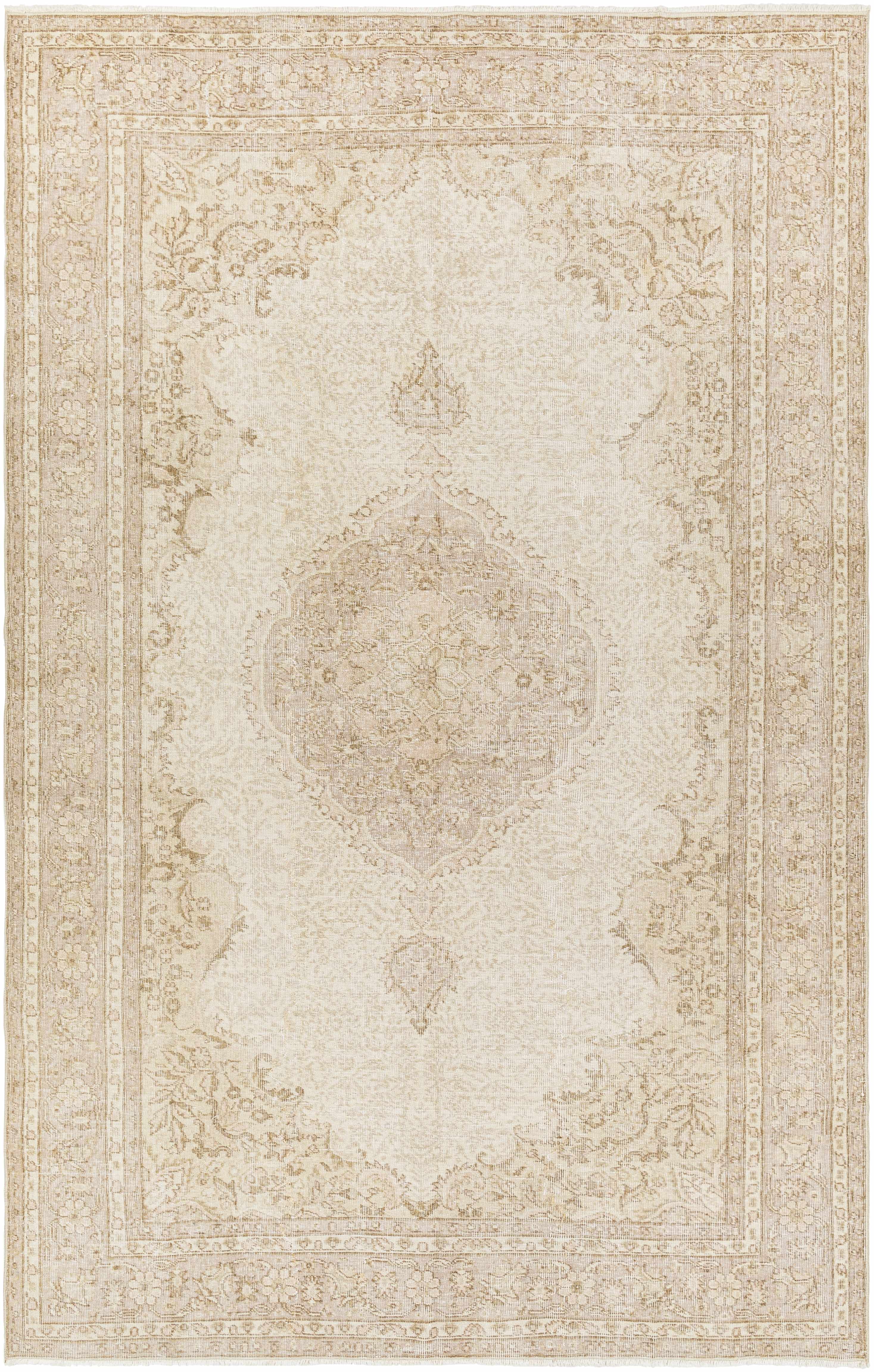 Ossie 6'9in x 10'5in Traditional Wool Area Rug - Hauteloom