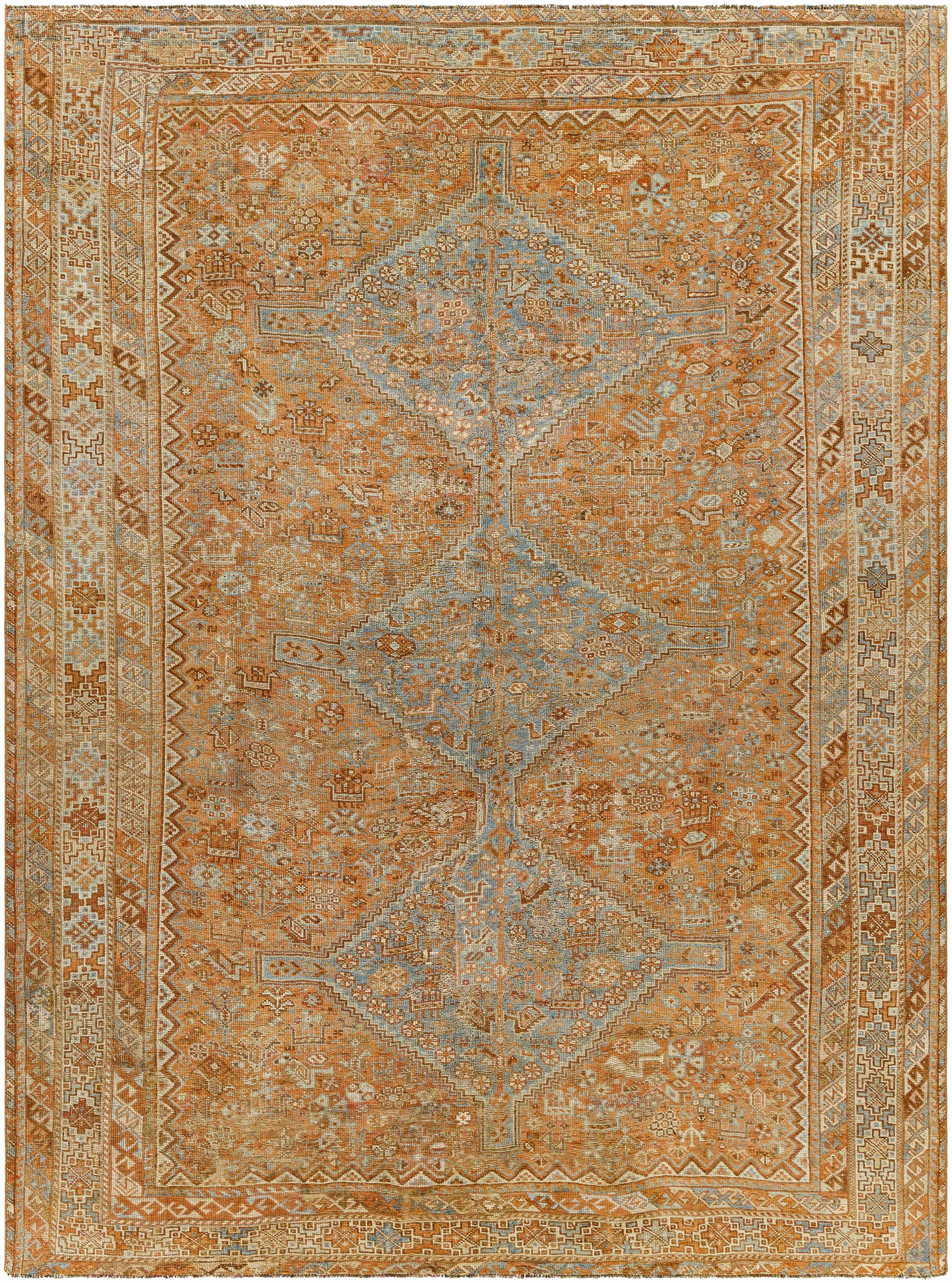 Keoni 6'9in x 8'10in Wool Area Rug - Hauteloom
