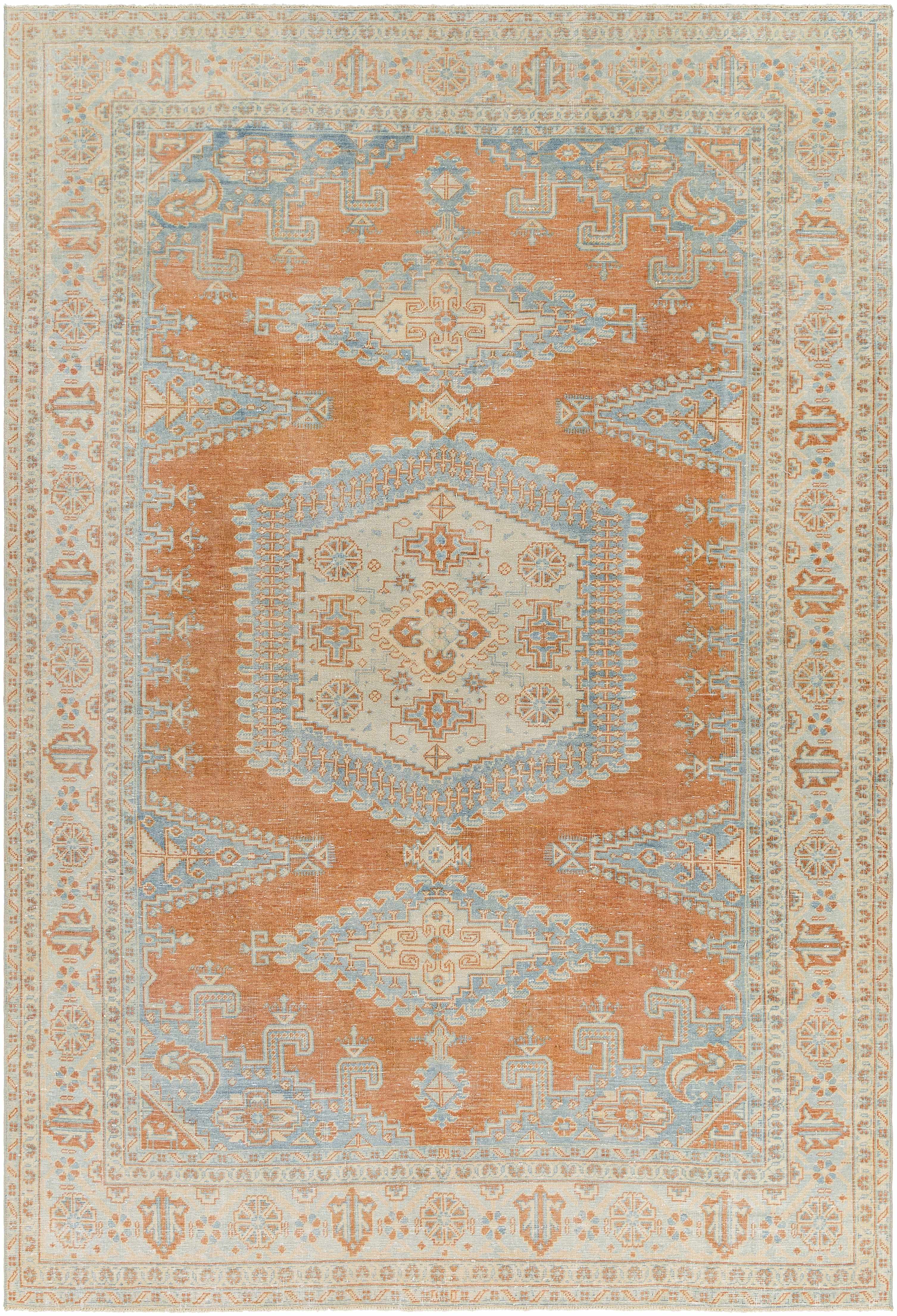 Myles 6'9in x 9'11in Wool Area Rug - Hauteloom