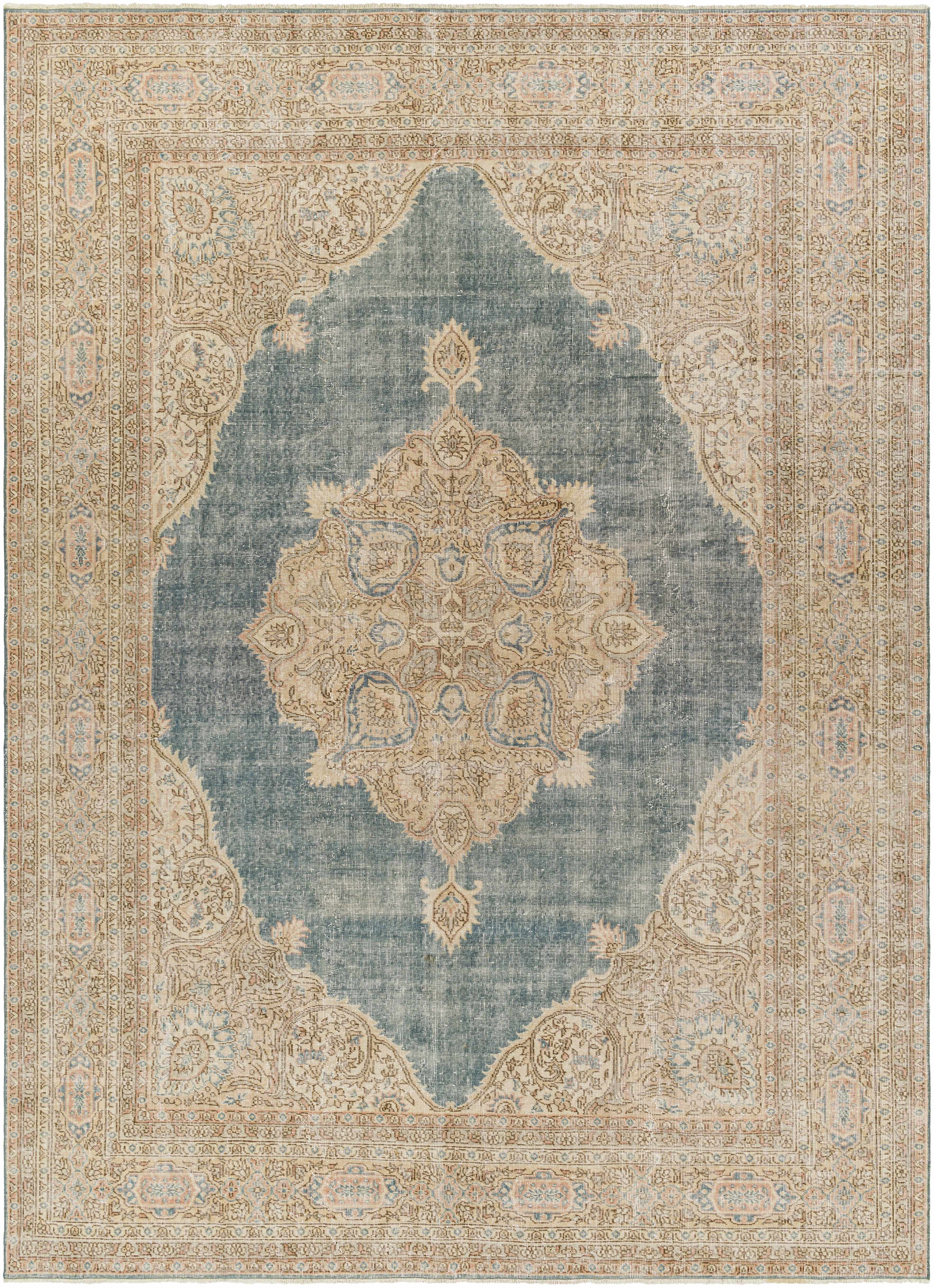 Naime 8'1in x 10'10in Traditional Wool Area Rug - Hauteloom