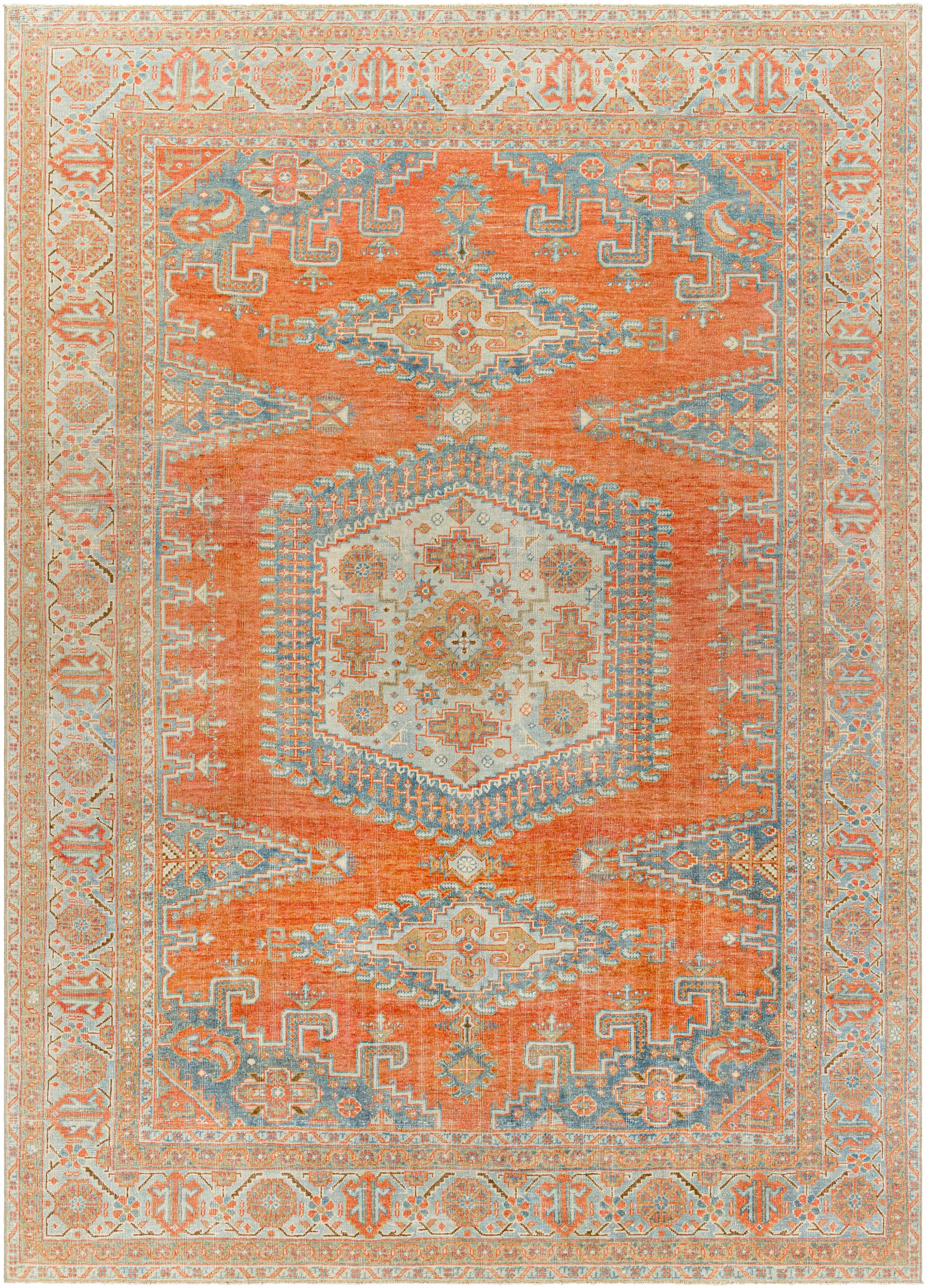 Chiku 7'6in x 10'3in Wool Area Rug - Hauteloom