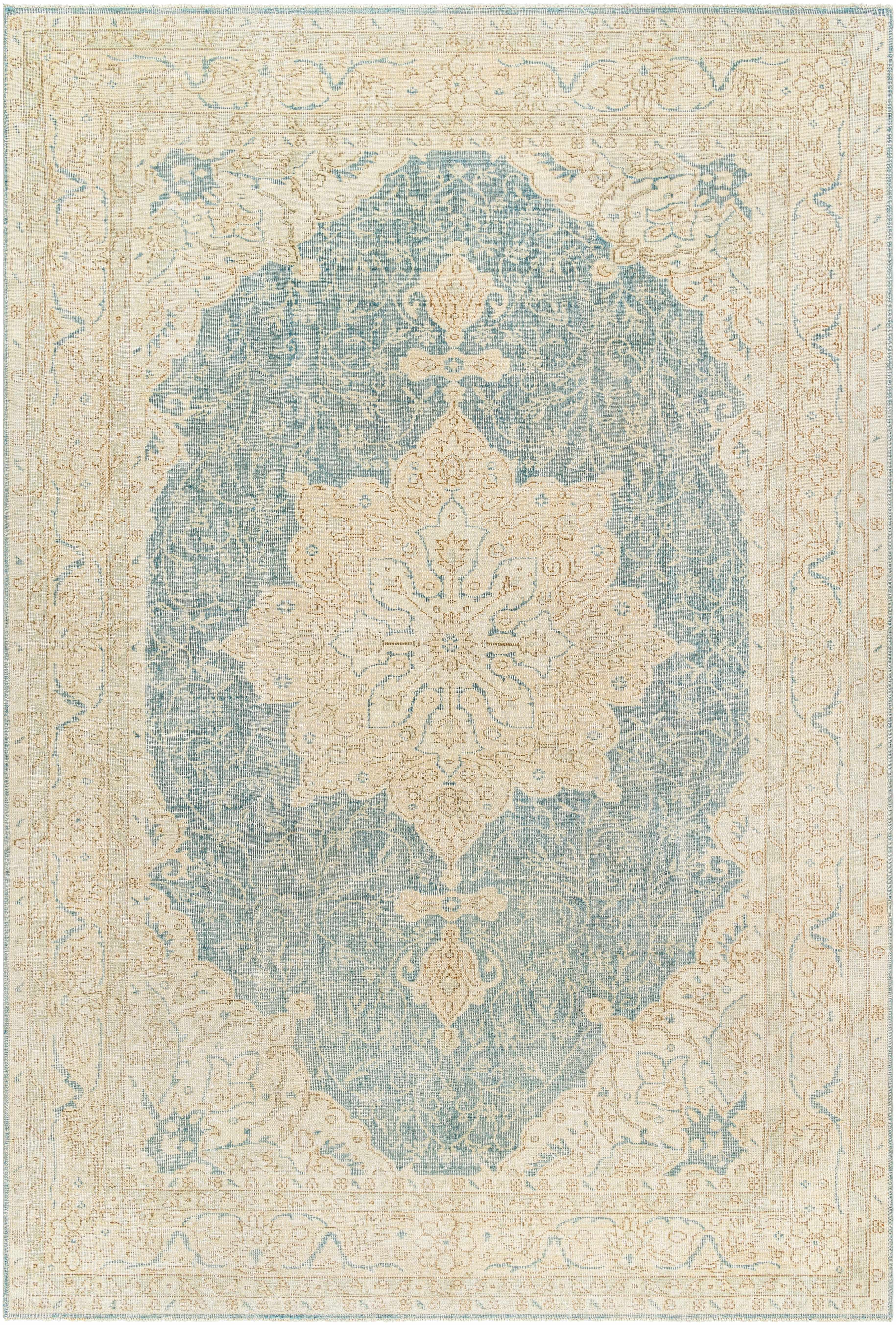 Arafa 7' x 10'2in Wool Area Rug - Hauteloom