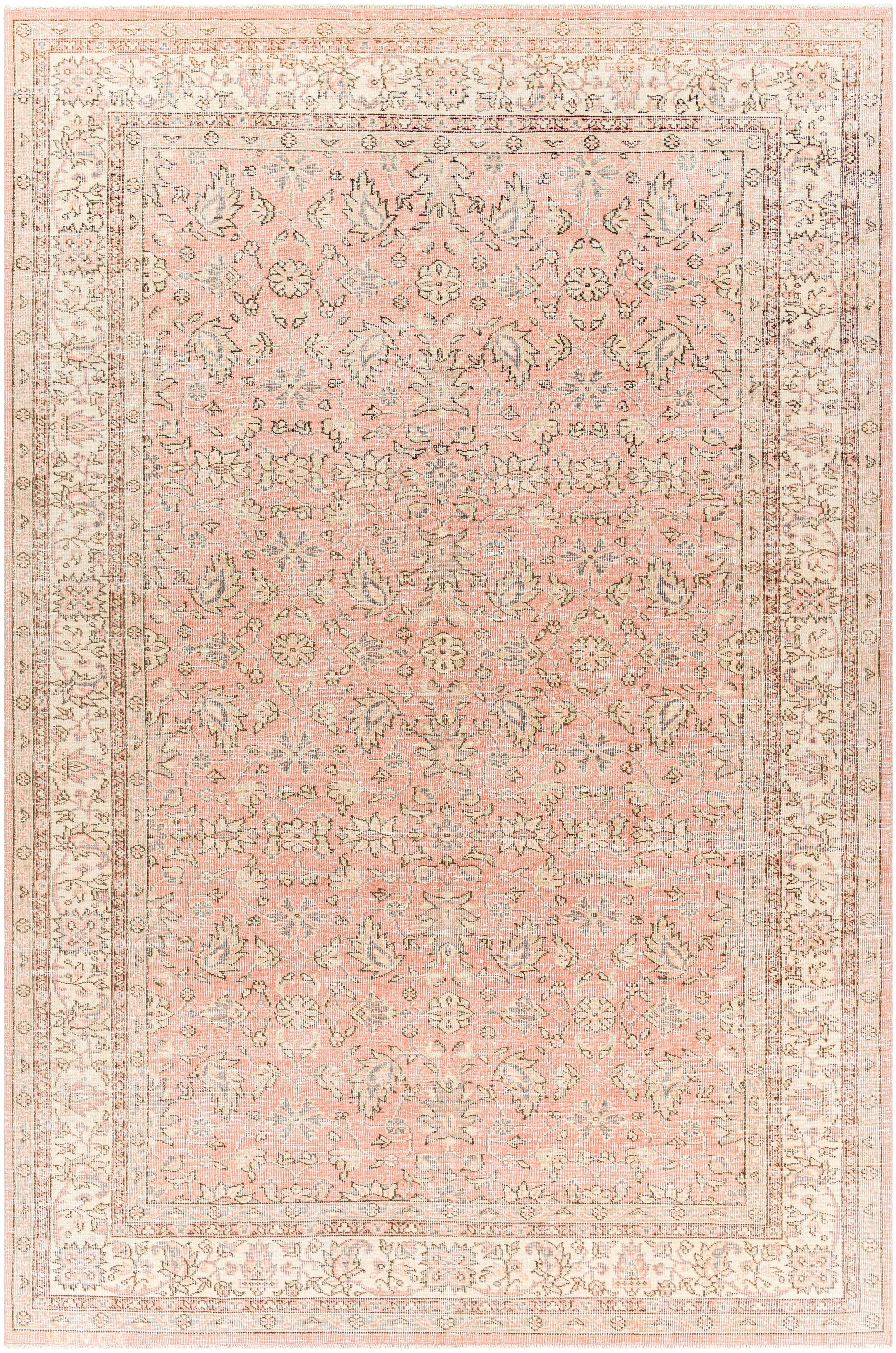 Dorin 6'5in x 9'6in Wool Area Rug - Hauteloom