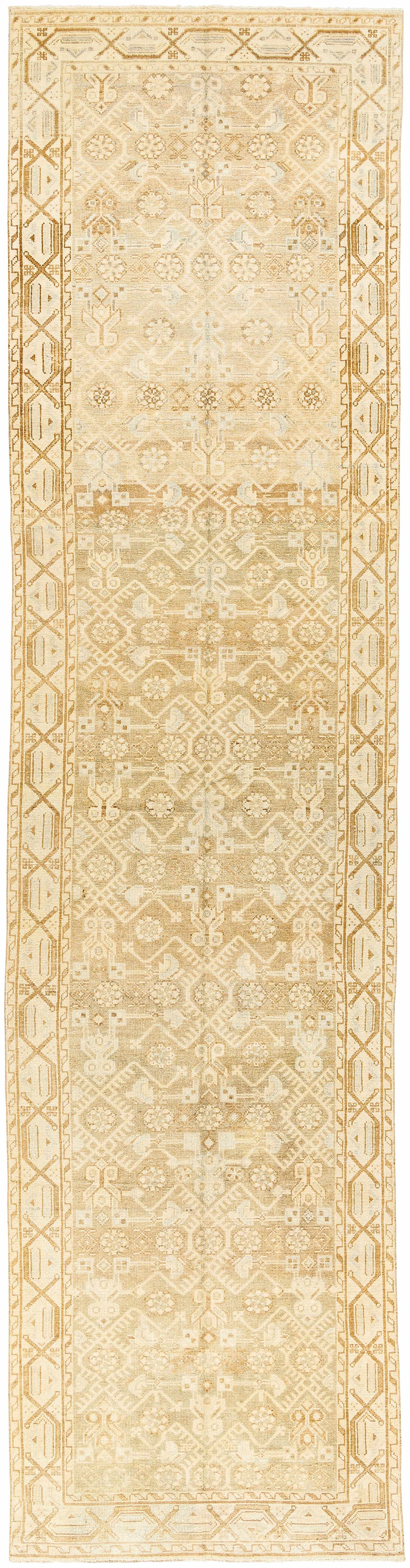 Gilou 3'5in x 13'9in Wool Runner - Hauteloom