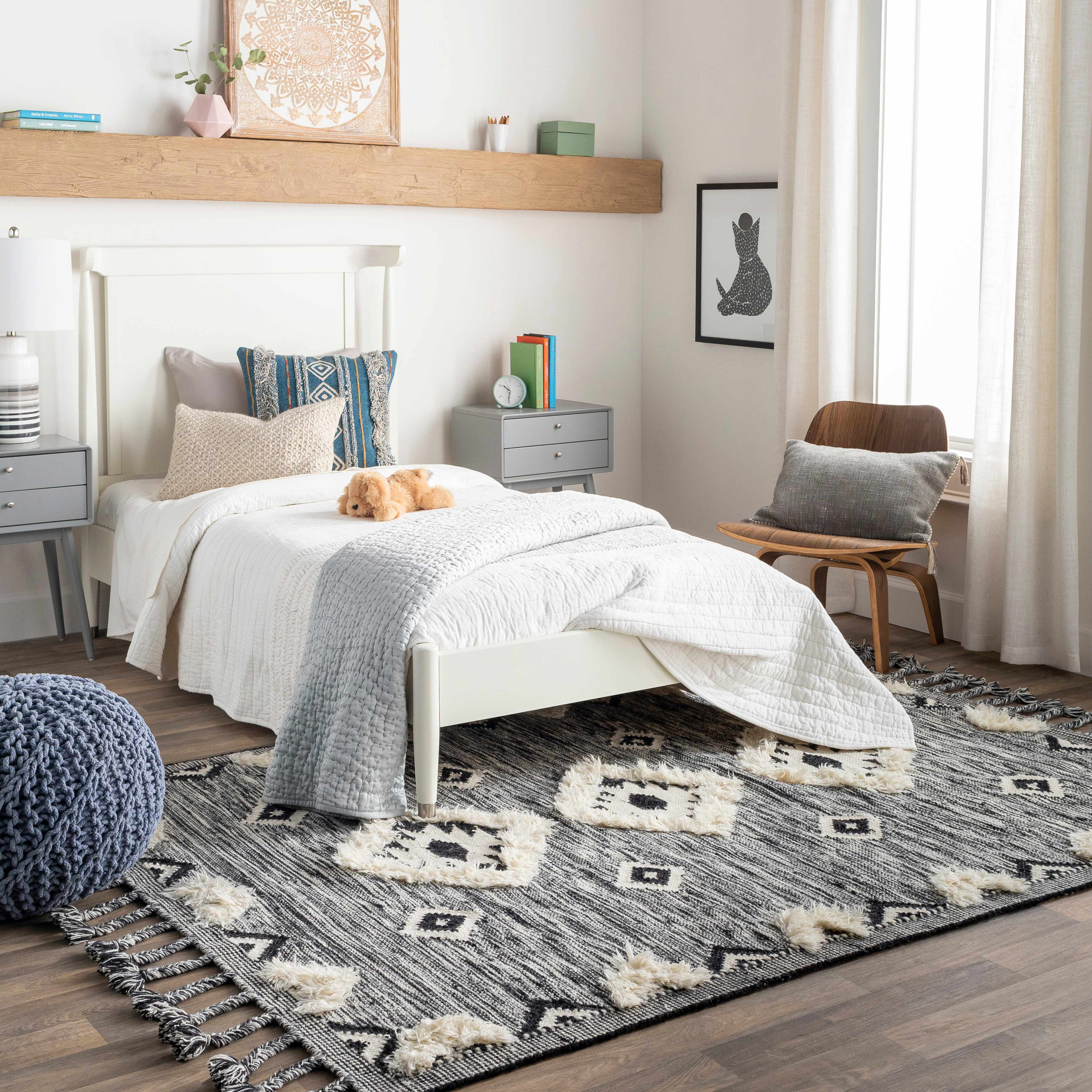 Gardner 9' x 12' Bohemian/ Wool Area Rug - Hauteloom