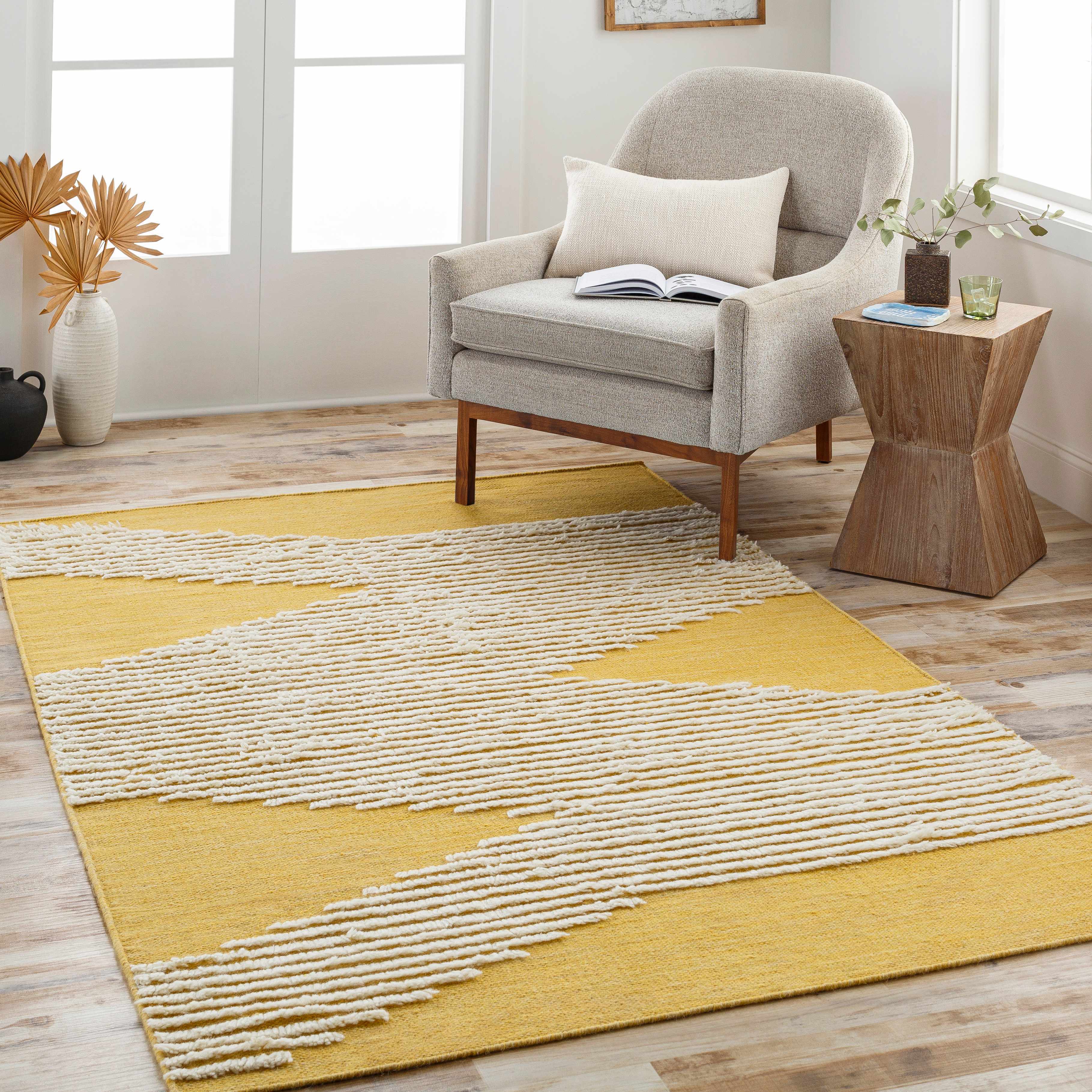 McConnellstown 9' x 12' Handmade Wool Moroccan Wool Area Rug - Hauteloom