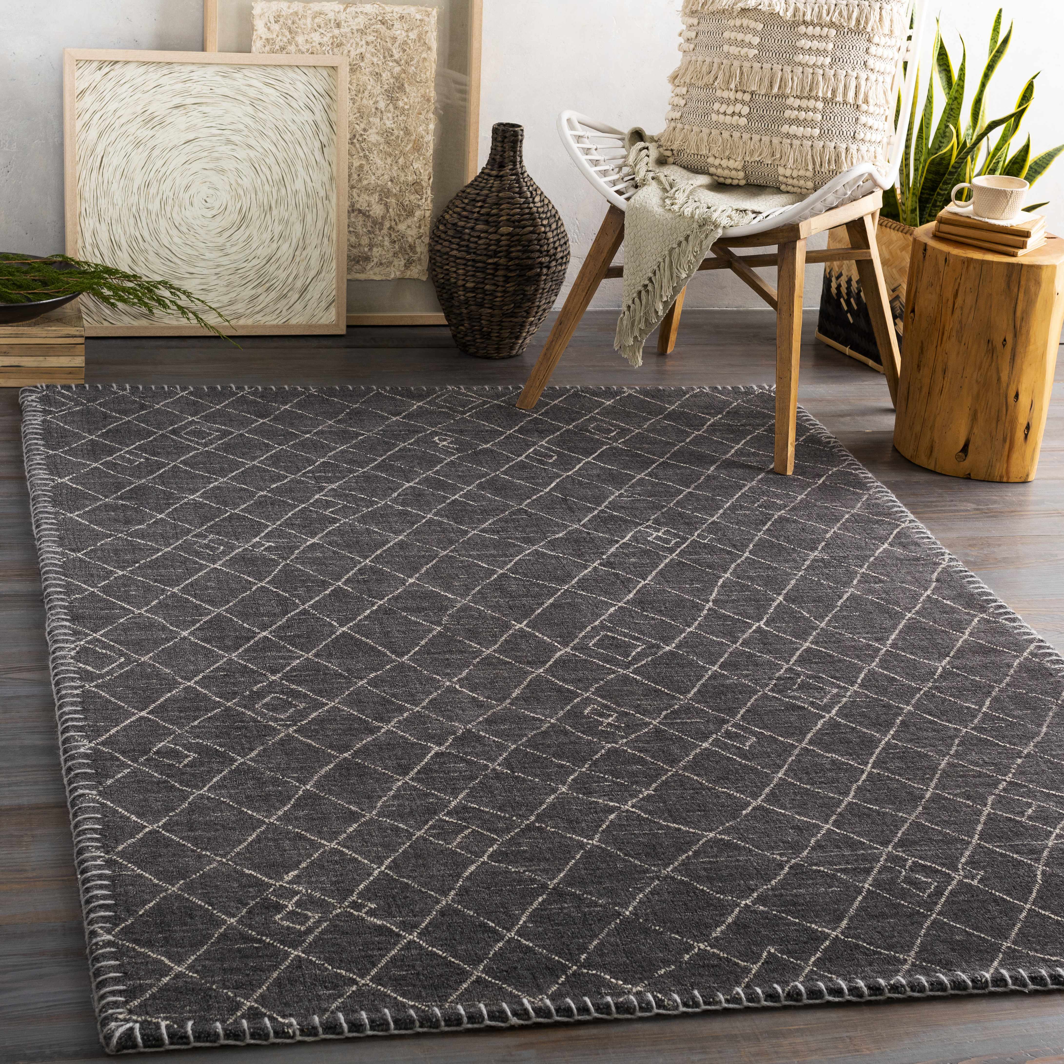 Brimbank 6' x 9' Wool Area Rug - Hauteloom