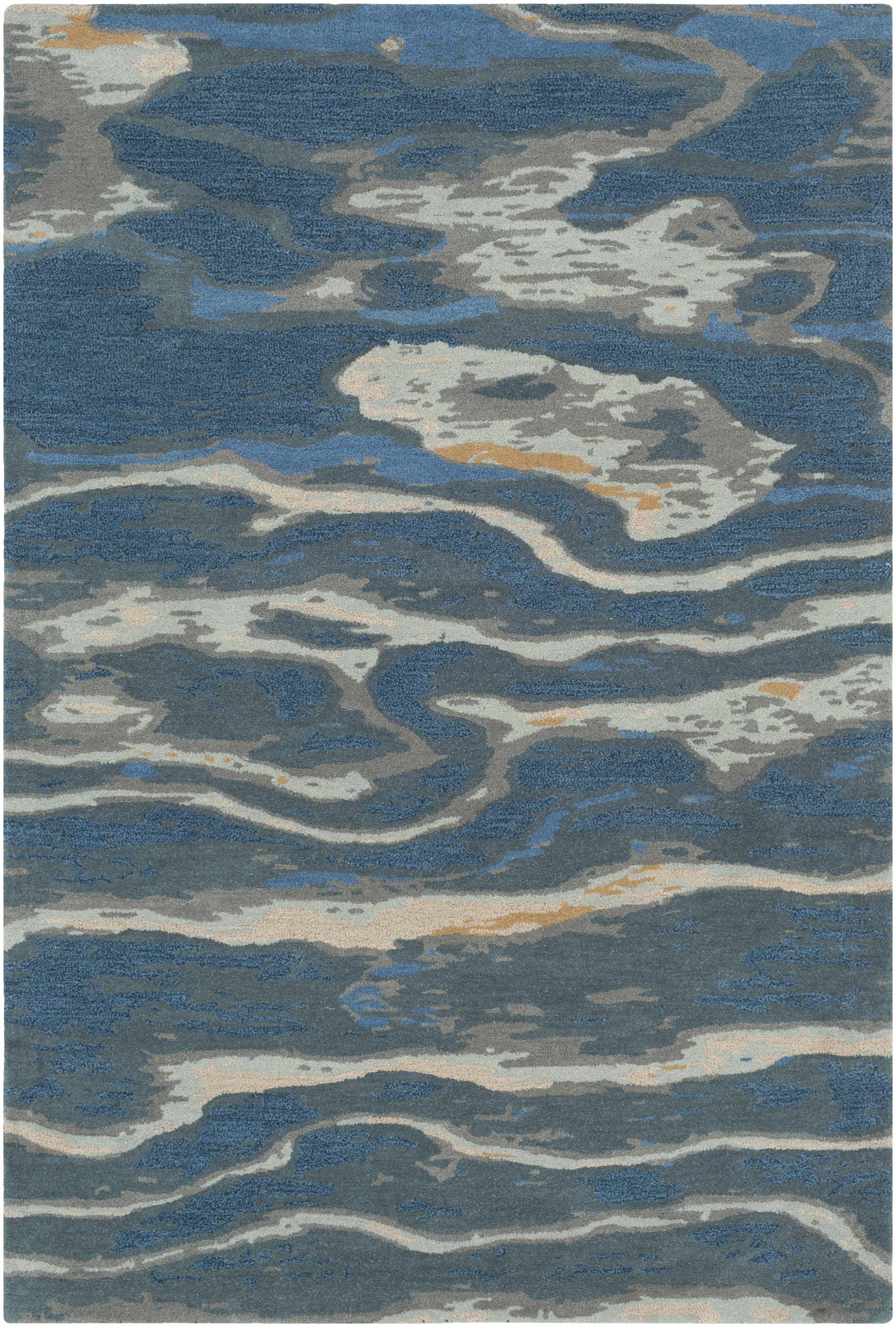 Maida 3'3in x 5'3in Modern Wool Area Rug - Hauteloom