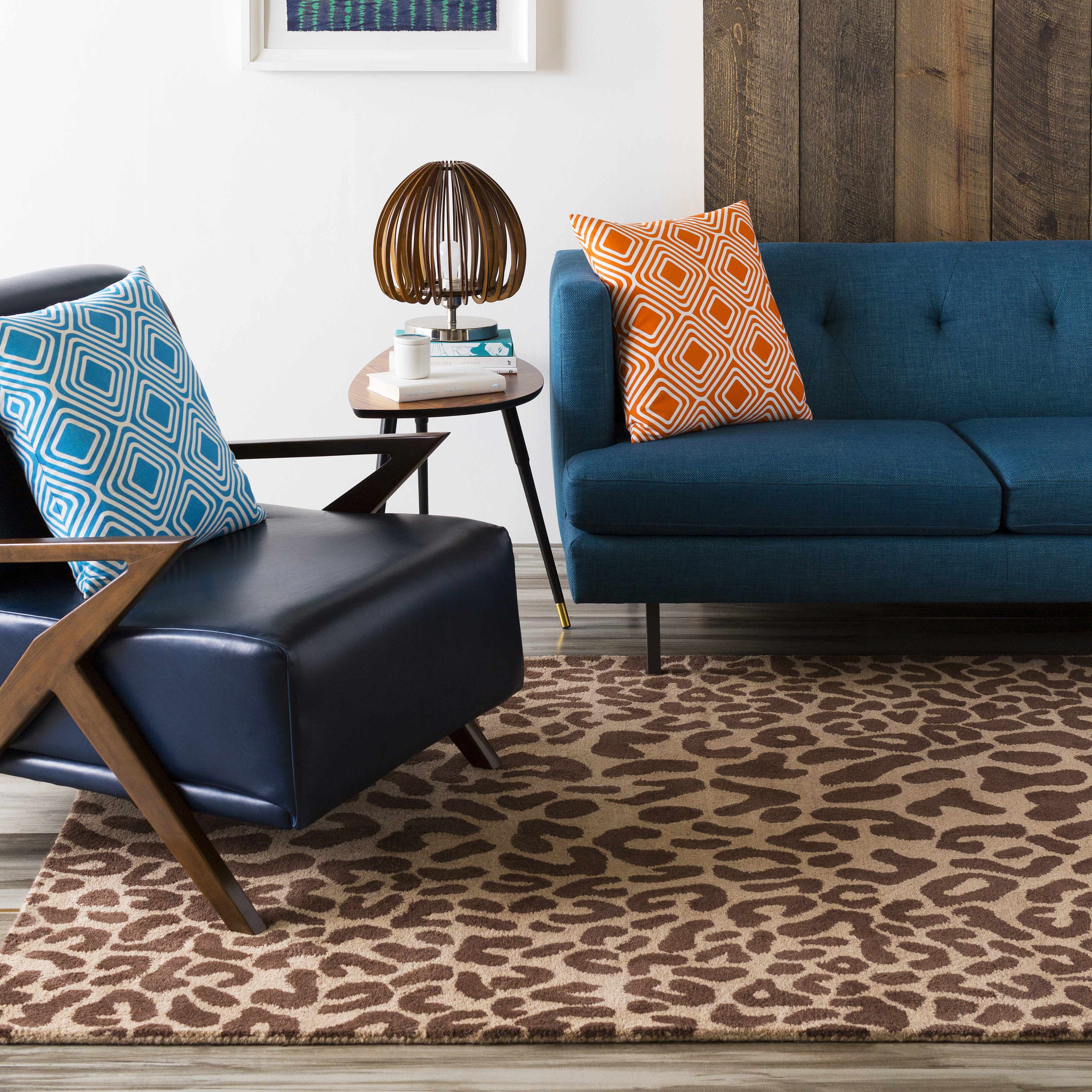 Curtiss 10' x 14' Hide, Leather & Fur Wool Area Rug - Hauteloom