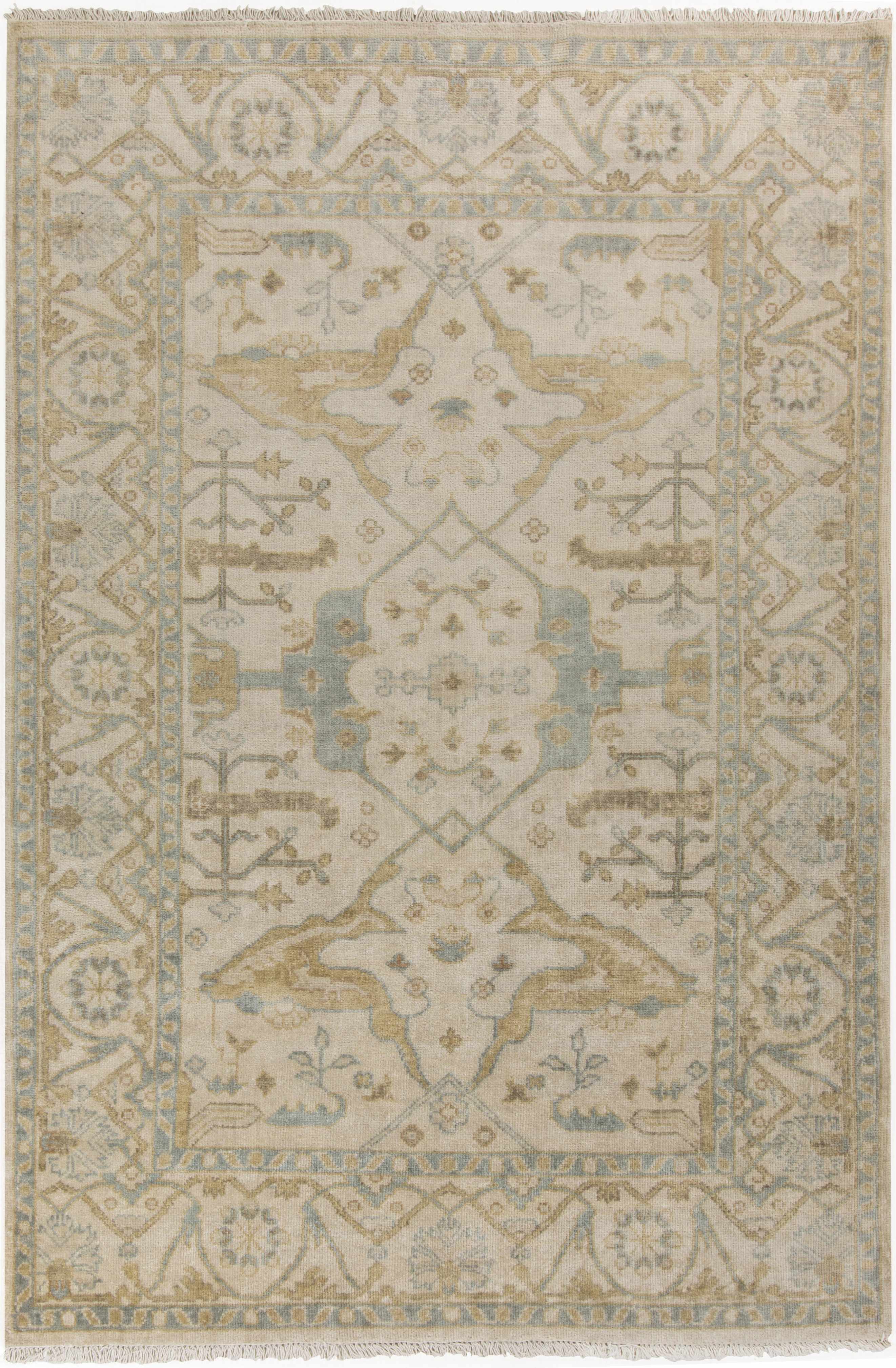 Goodells 5'6in x 8'6in Traditional NZ Wool Area Rug - Hauteloom