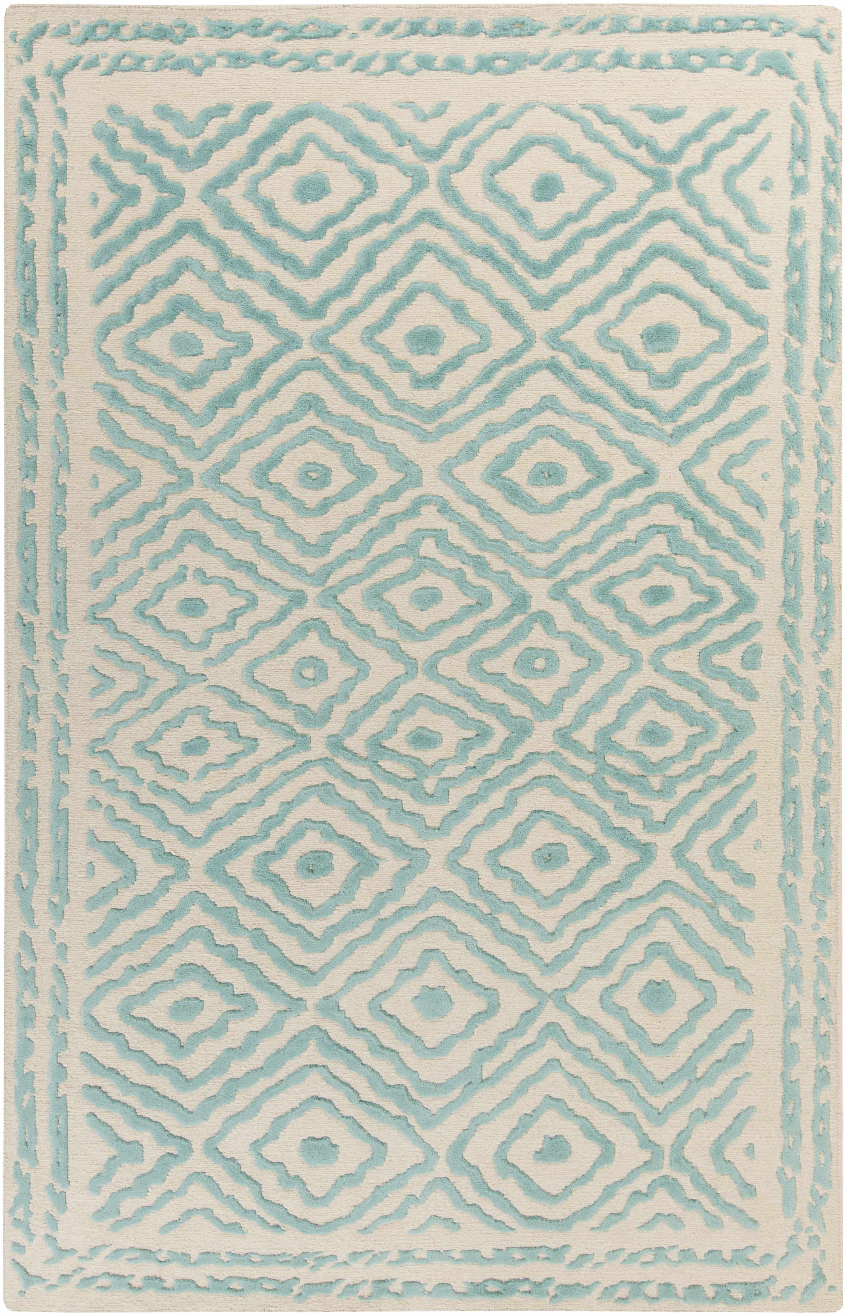 Tuskahoma 2' x 3' Modern Contemporary Abstract Bohemian Wool Area Rug - Hauteloom