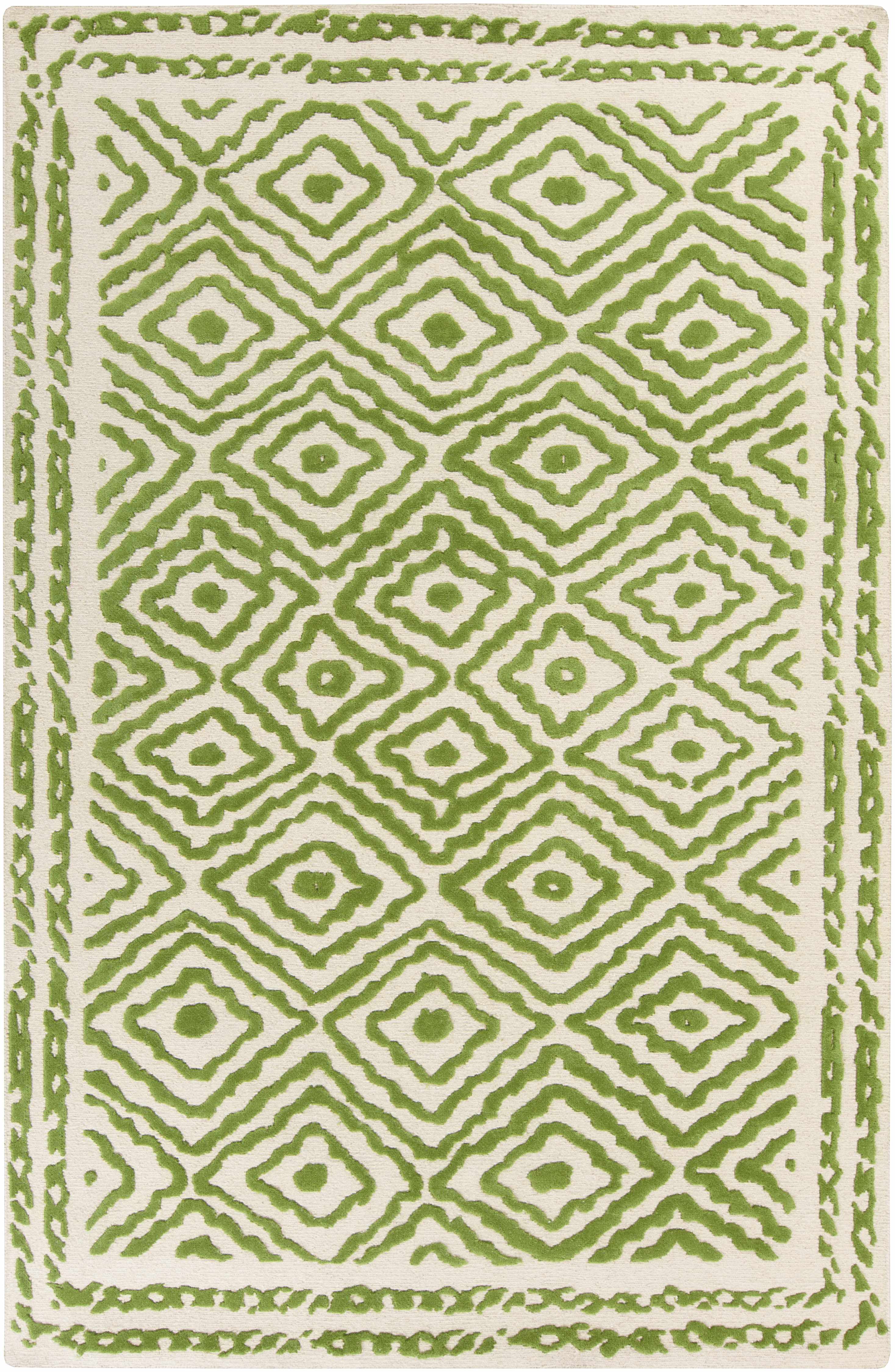 Morehead 2' x 3' Modern Contemporary Abstract Bohemian Wool Area Rug - Hauteloom