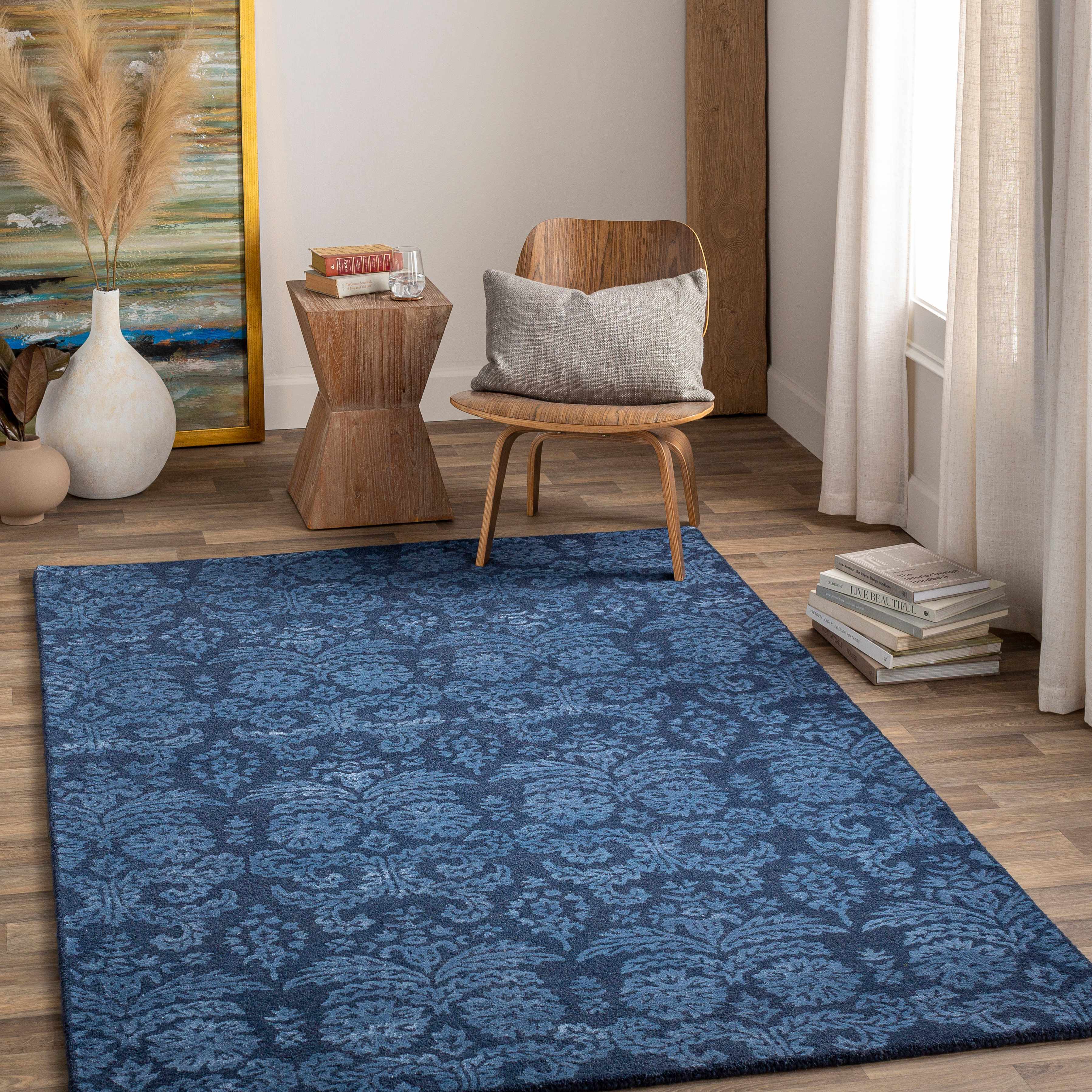 Solo 6' x 9' Transitional NZ Wool Area Rug - Hauteloom