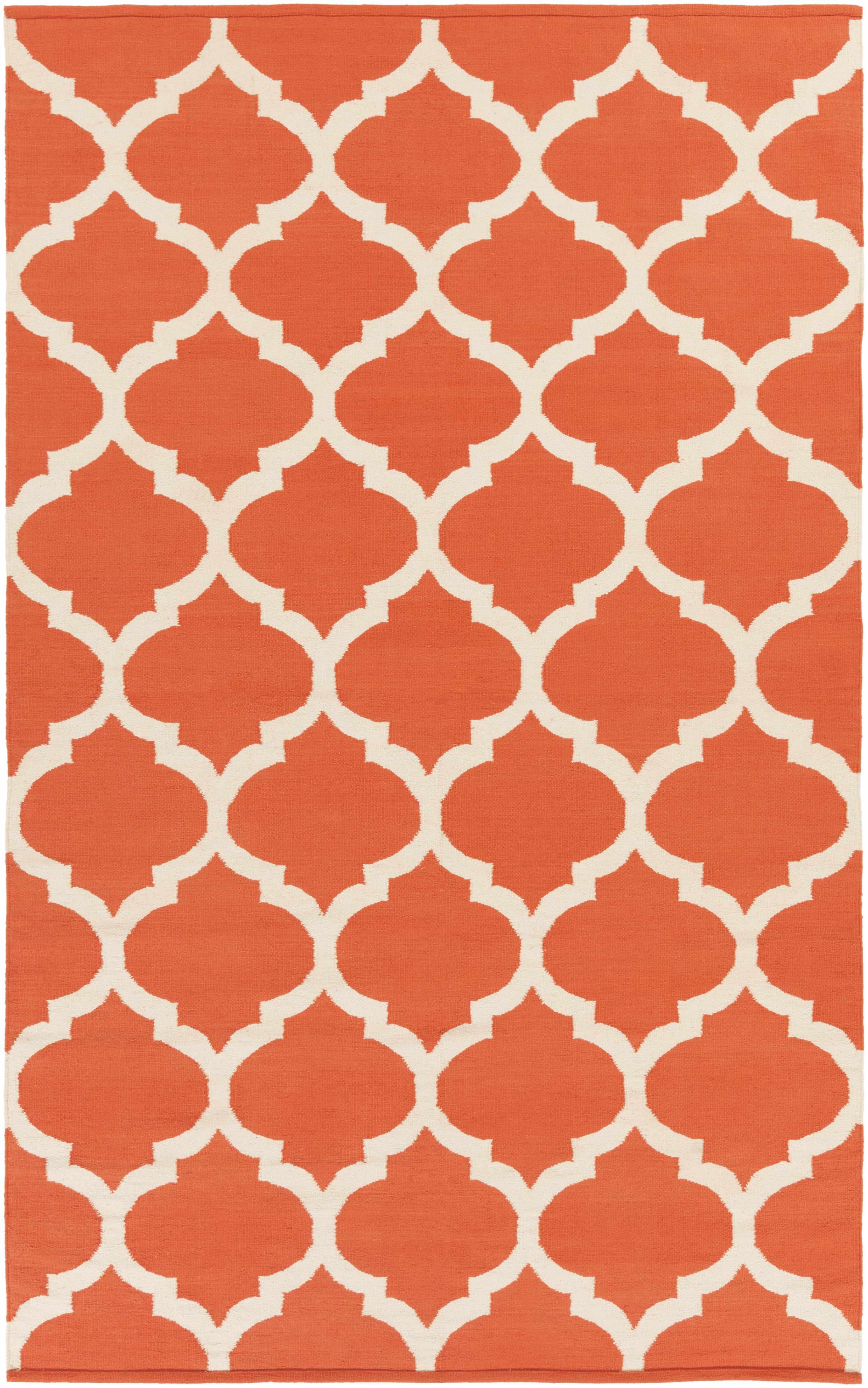 Kraemer 4' x 6' Transitional Modern Moroccan Flatweave Cotton Area Rug - Hauteloom