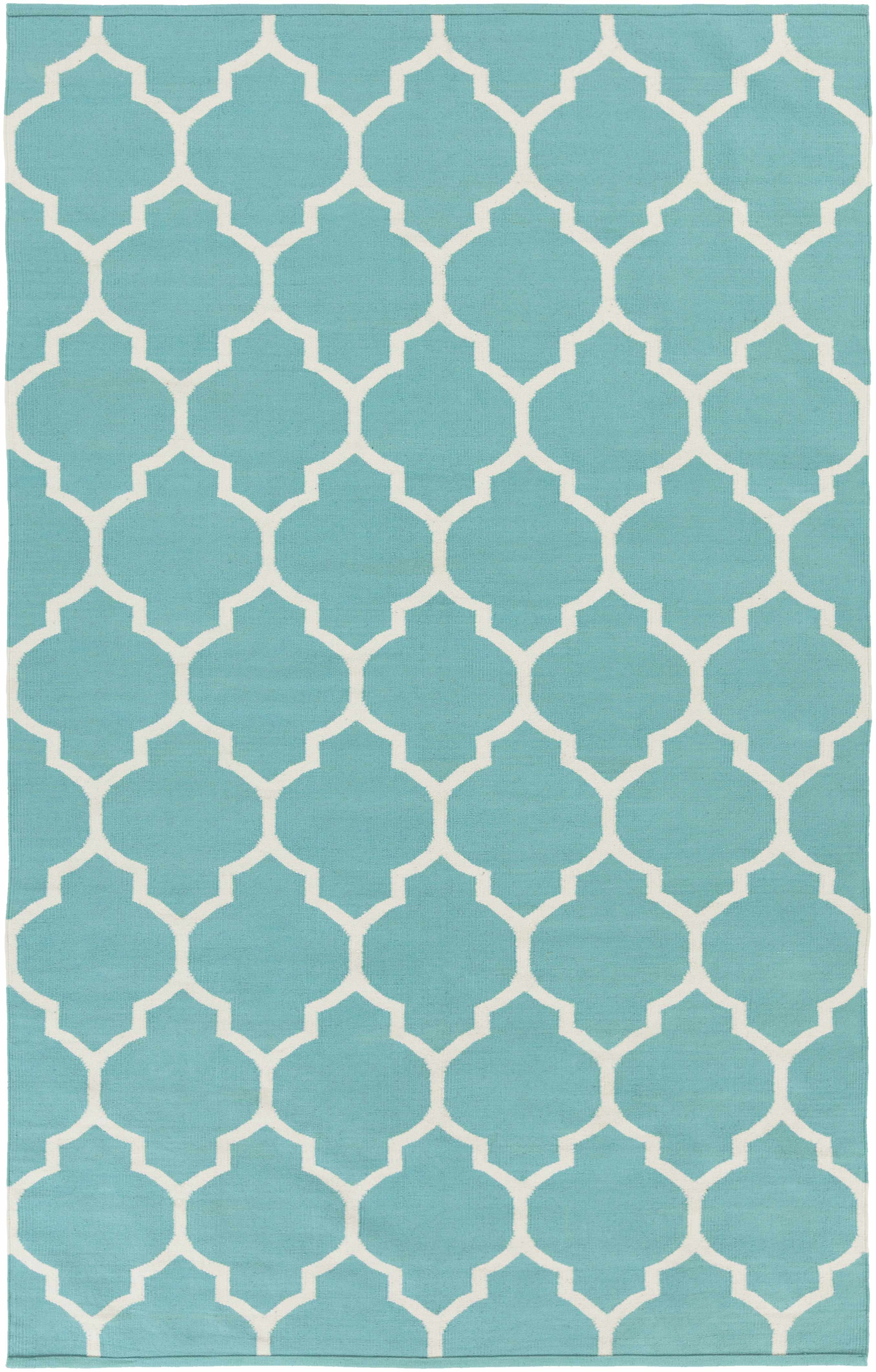 Radcliff 8' x 10' Transitional Modern Moroccan Flatweave Cotton Area Rug - Hauteloom