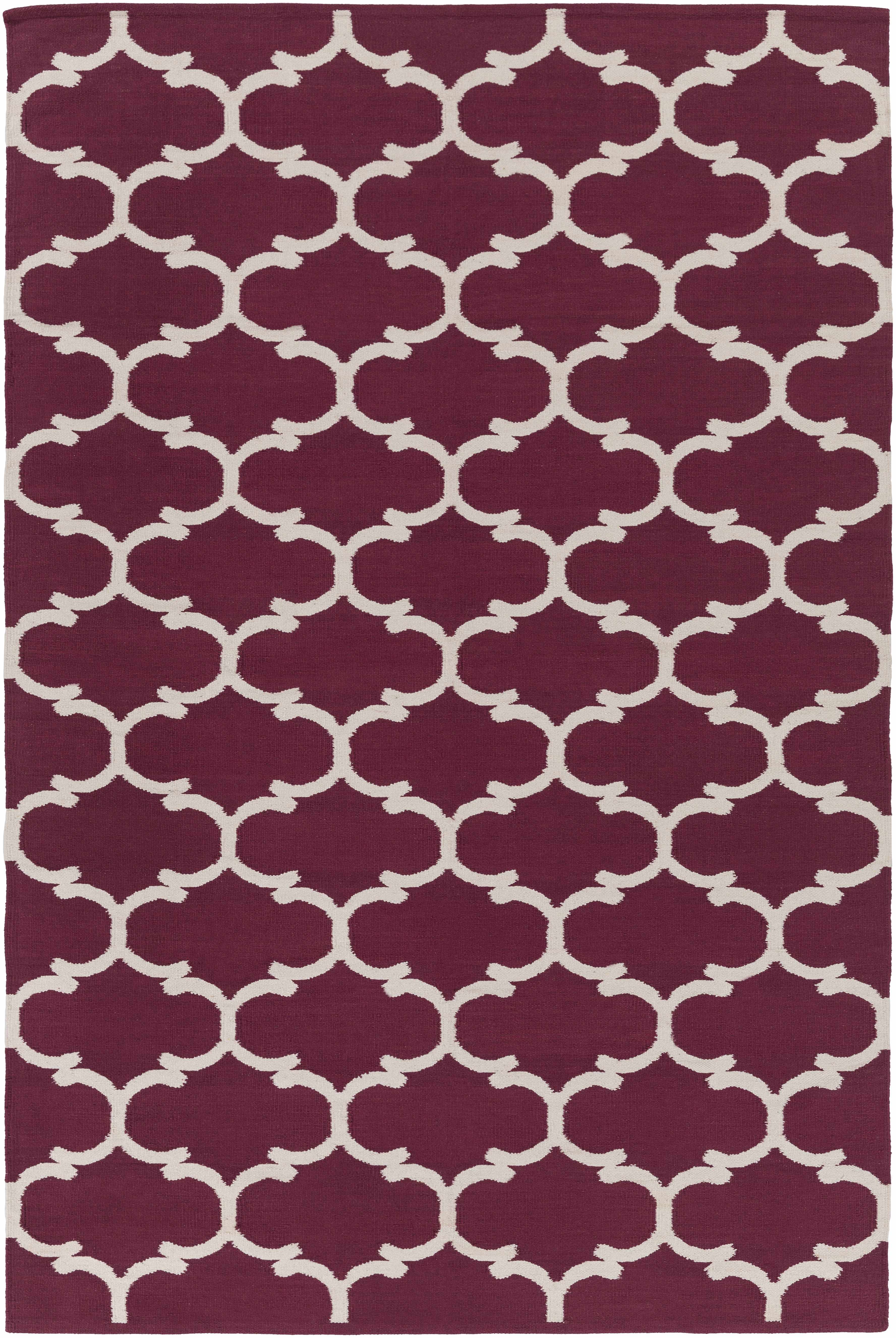 Racine 5' x 7'6in Transitional Modern Moroccan Flat Weave Cotton Area Rug - Hauteloom