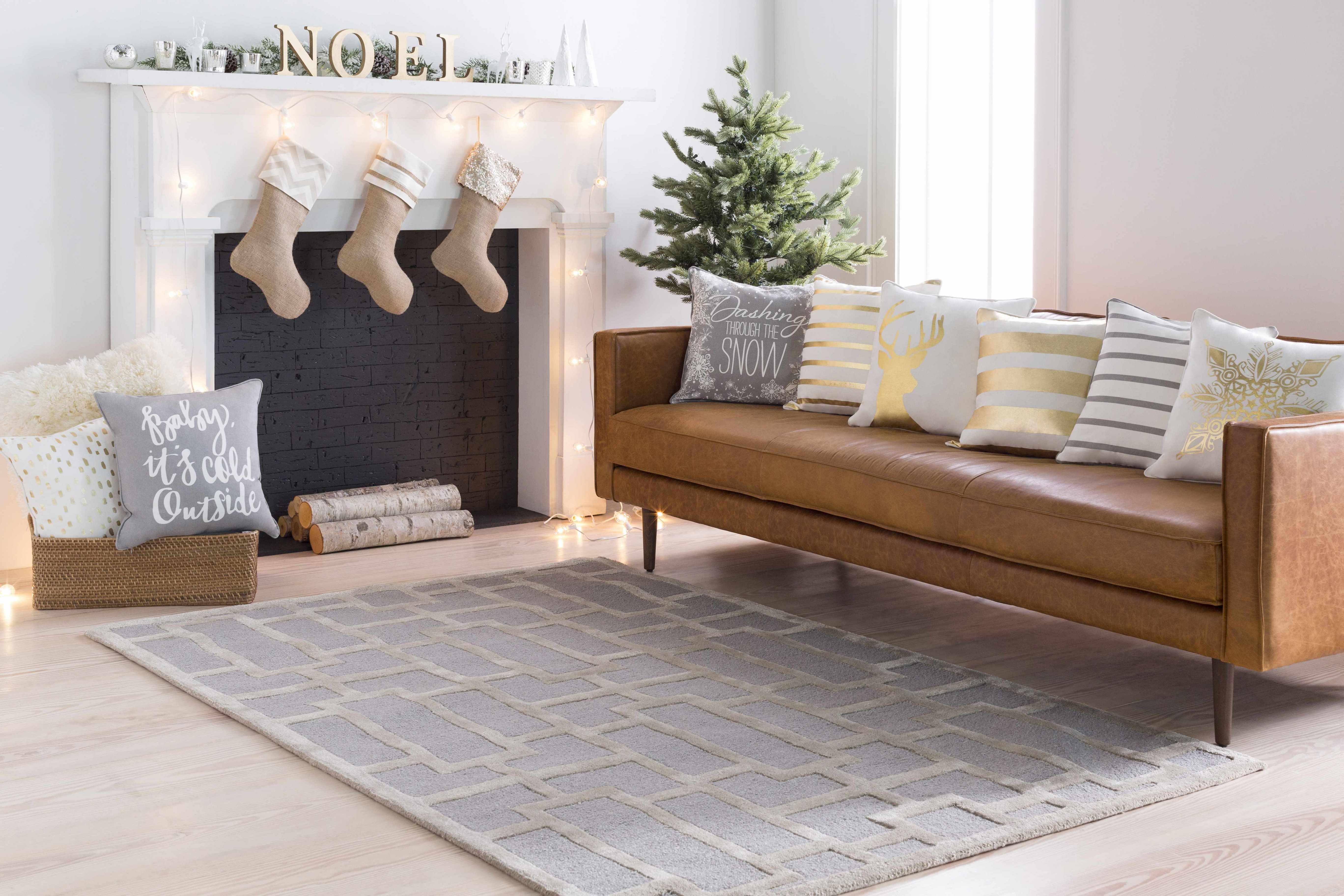 Wadesboro 8' Round Modern Wool Area Rug - Hauteloom