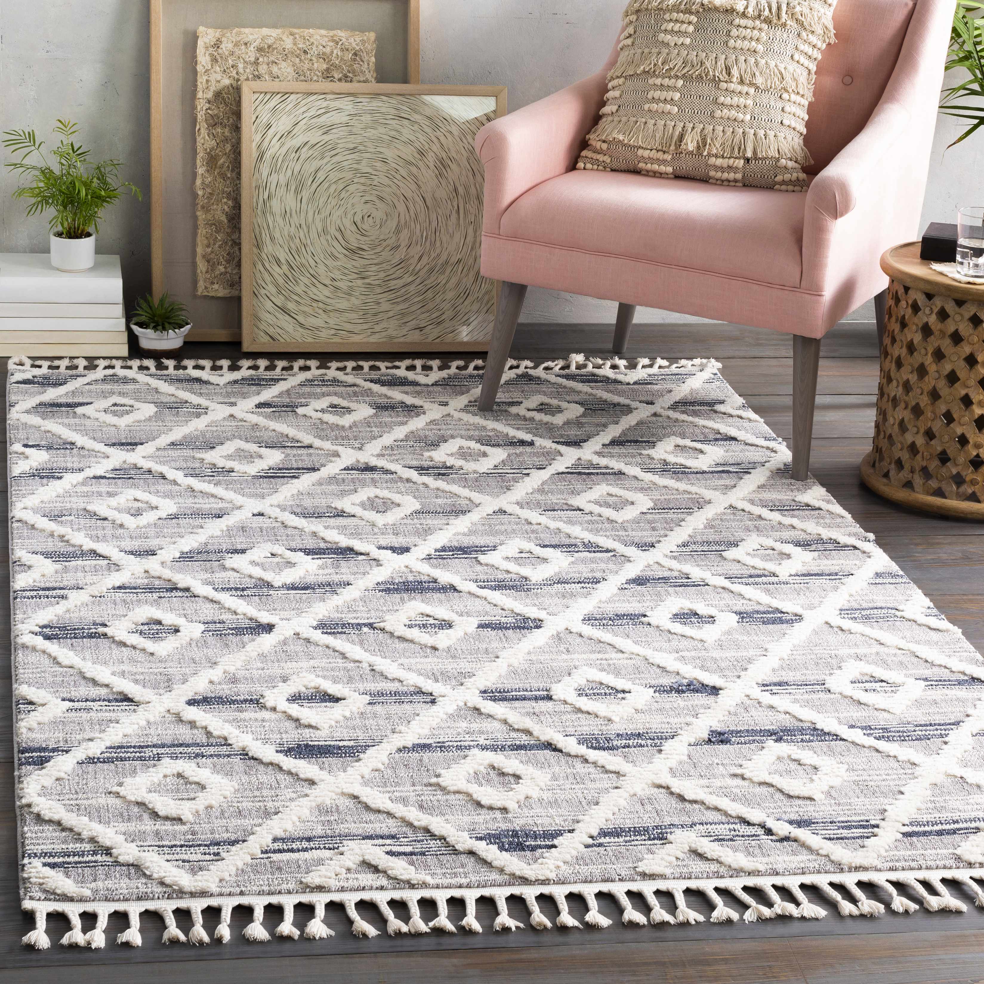 Upham 5'3in x 7'3in Bohemian/ Area Rug - Hauteloom