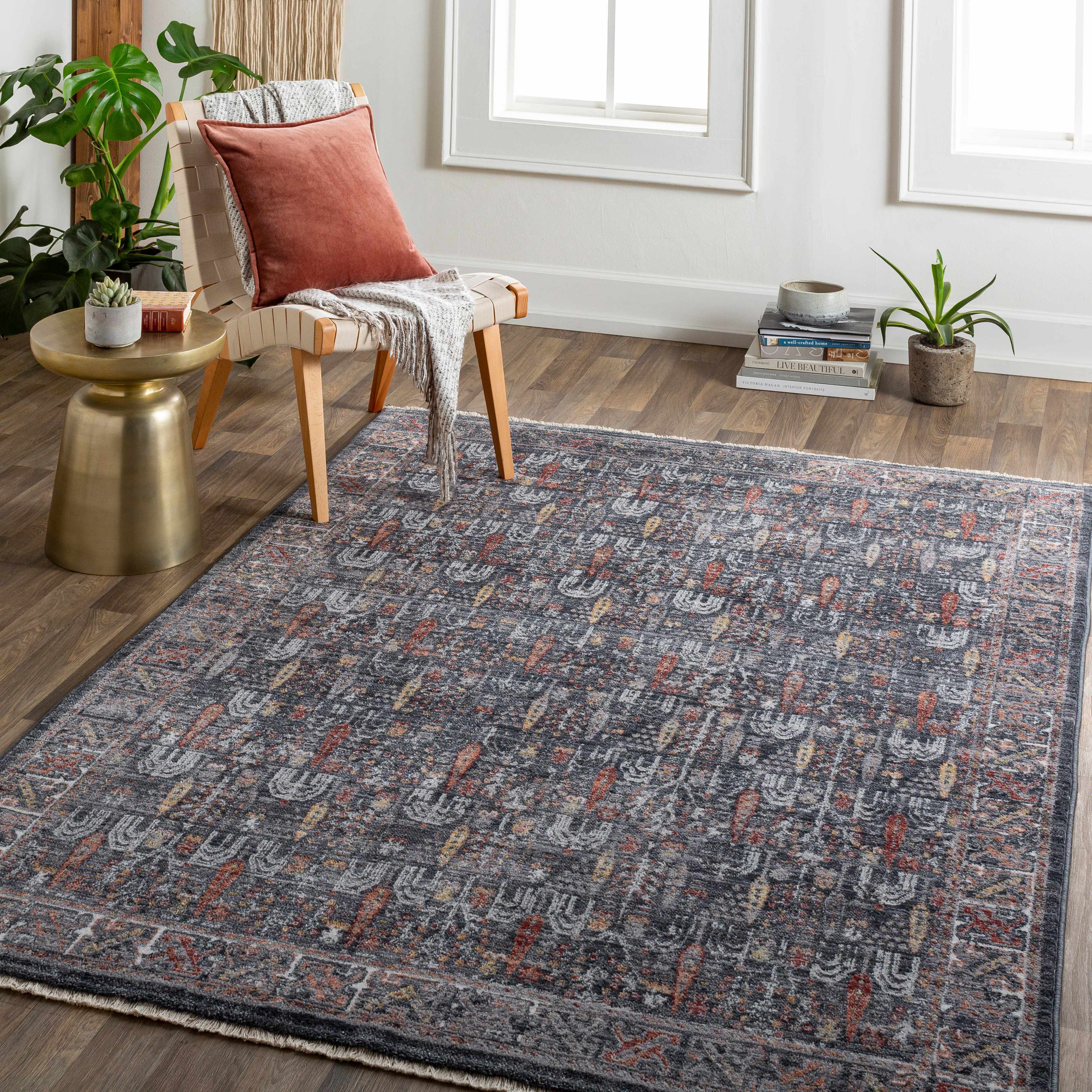 Guirang 7'10in x 10' Updated Traditional Farmhouse Area Rug - Hauteloom