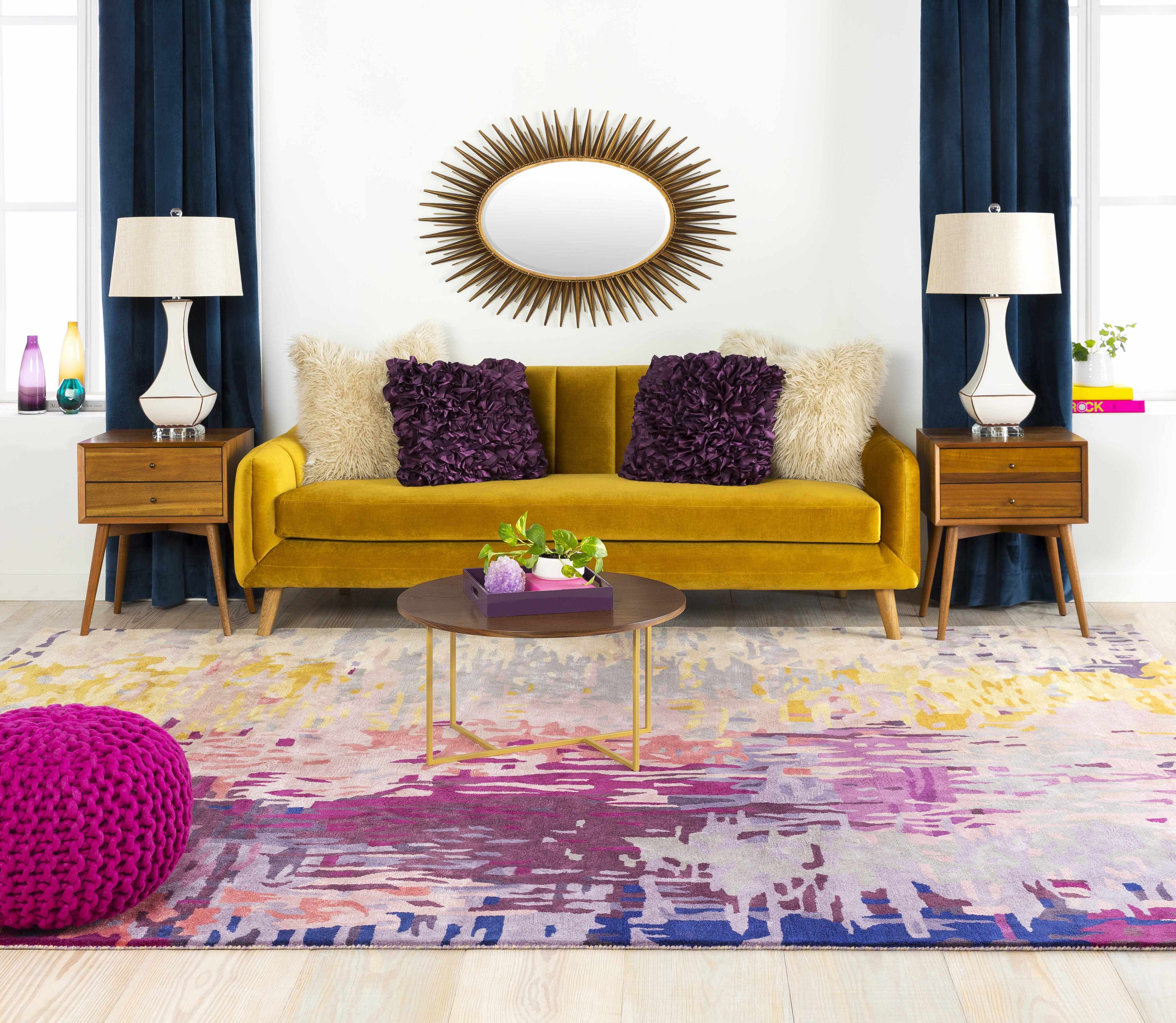 Tishomingo 6' x 9' Modern Wool Area Rug - Hauteloom