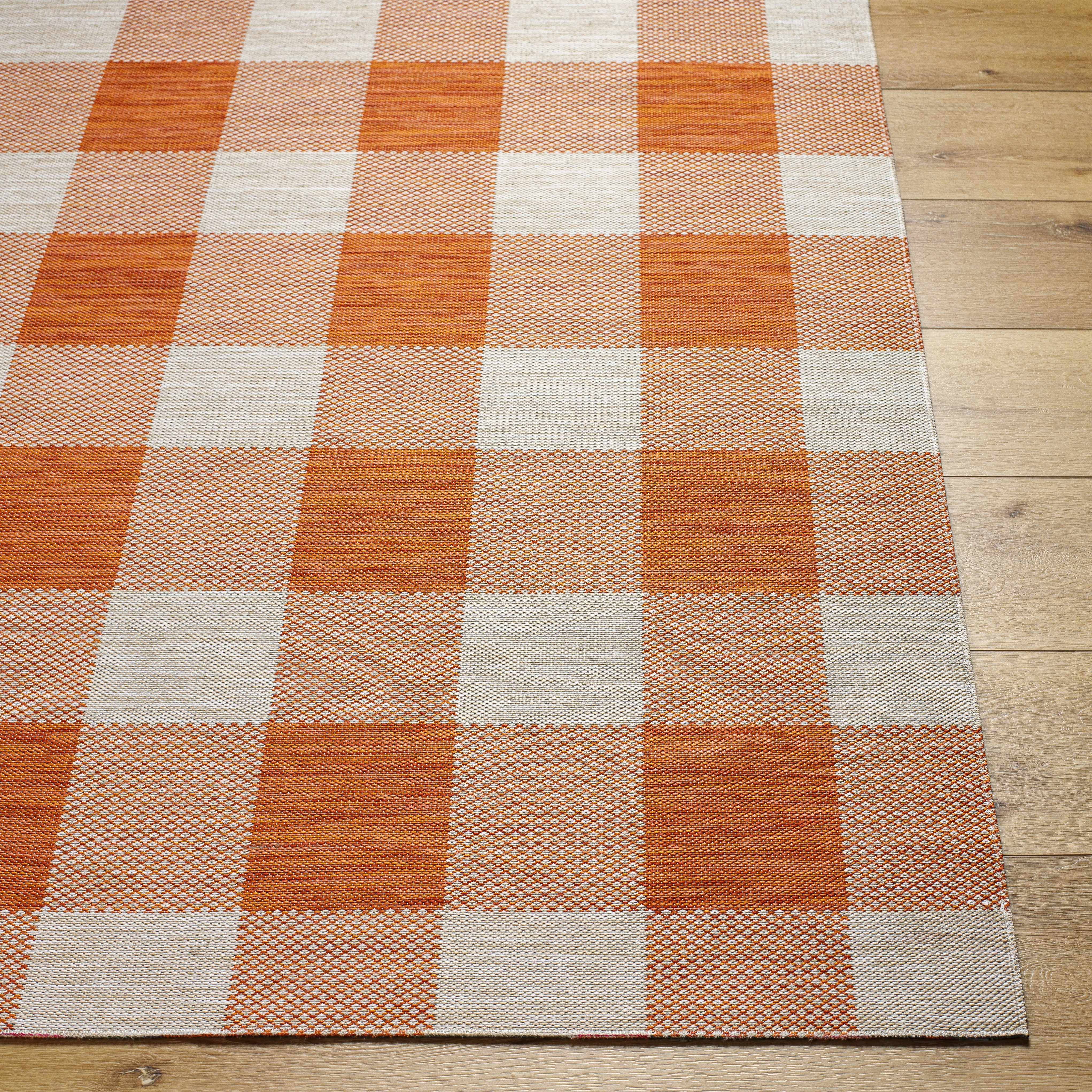 Meris 6'7in x 9' Outdoor Area Rug - Hauteloom