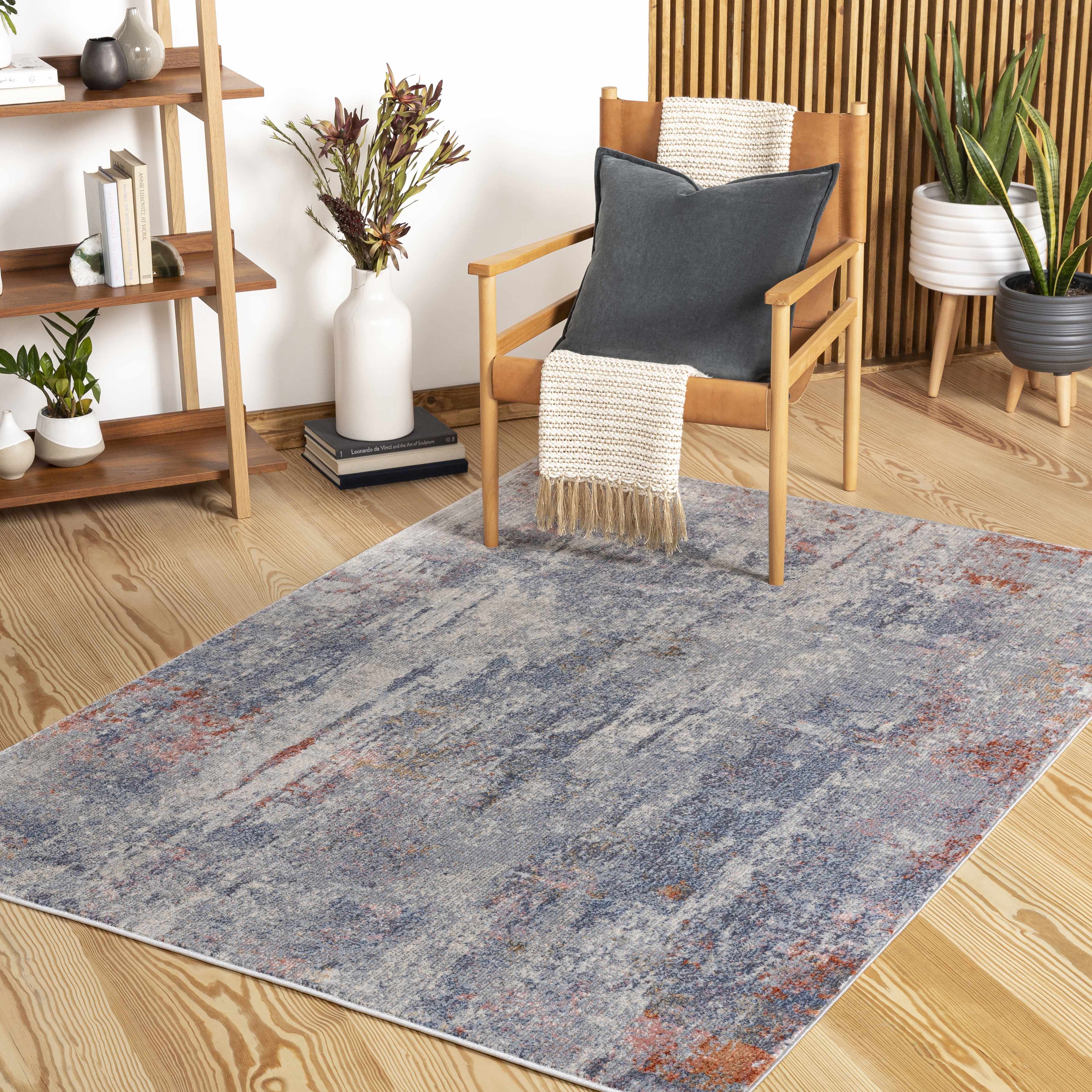 Thulamahashi 5'3in x 7' Modern Contemporary Bohemian Abstract Area Rug - Hauteloom
