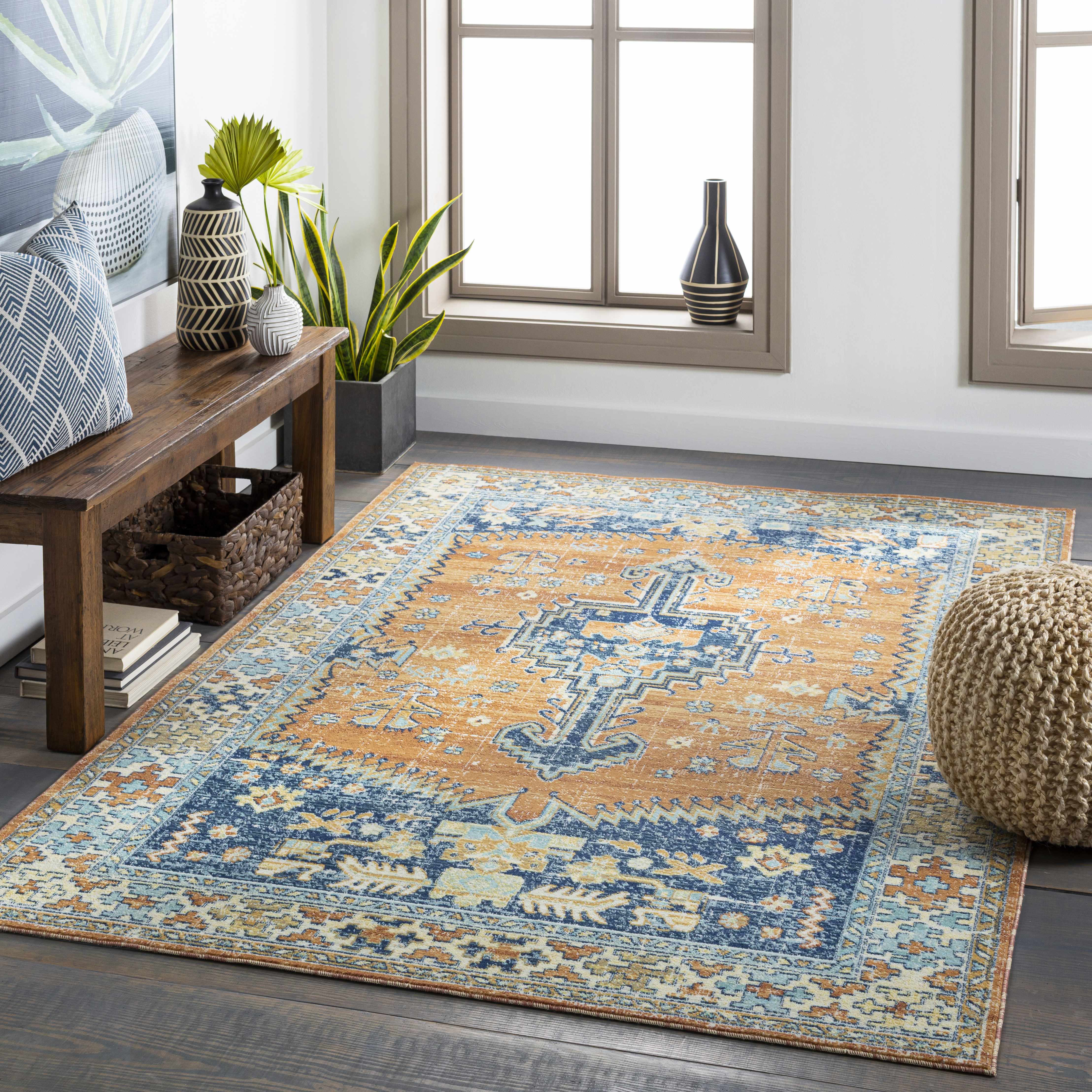 Wudinna 8'10in x 12' Traditional Outdoor Area Rug - Hauteloom